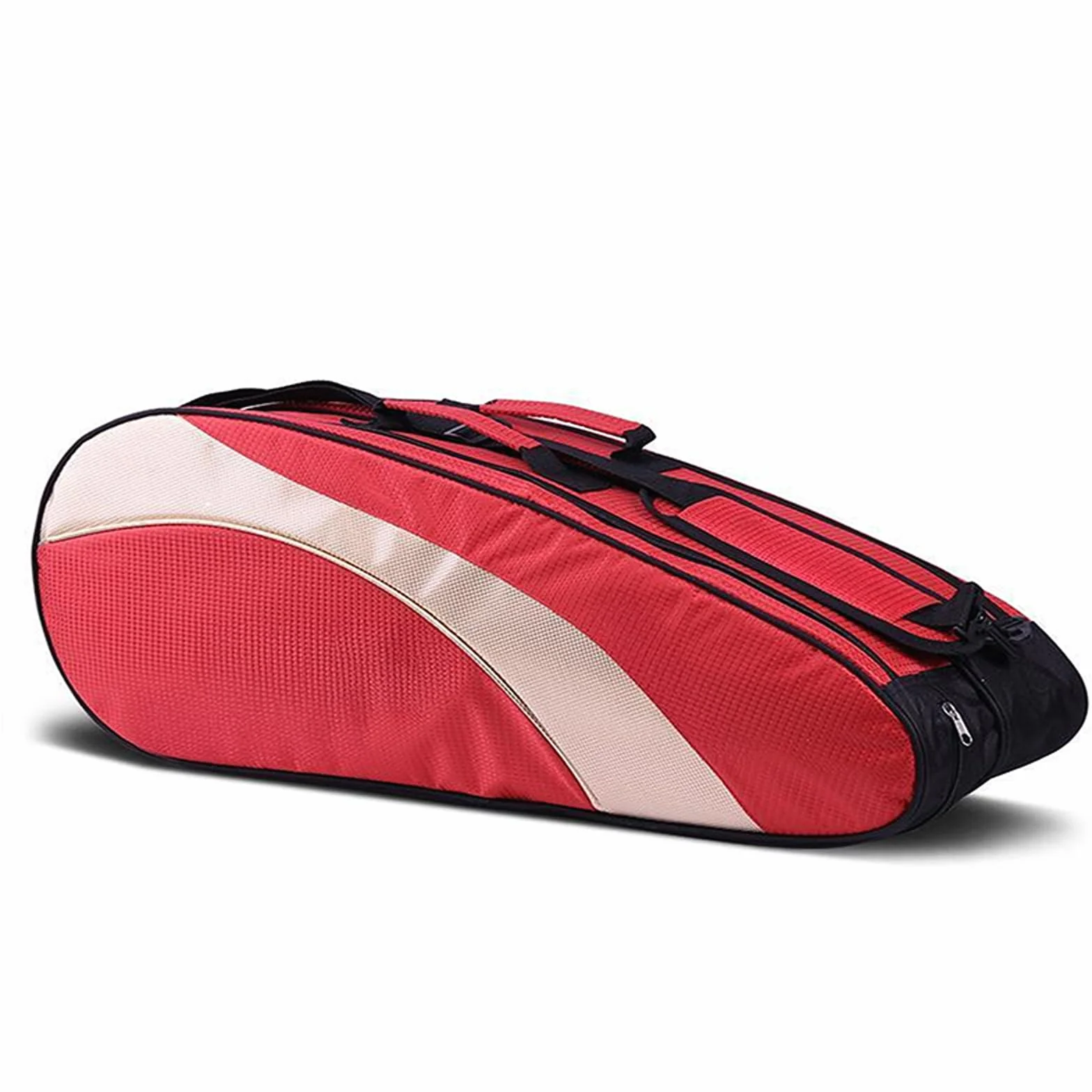 Bolsa de raqueta de bádminton con organizador de 3 a 6 raquetas de nieve, impermeable, bolsa de transporte de tenis portátil con almacenamiento de calzado, ropa, bolsa de hombro de gran