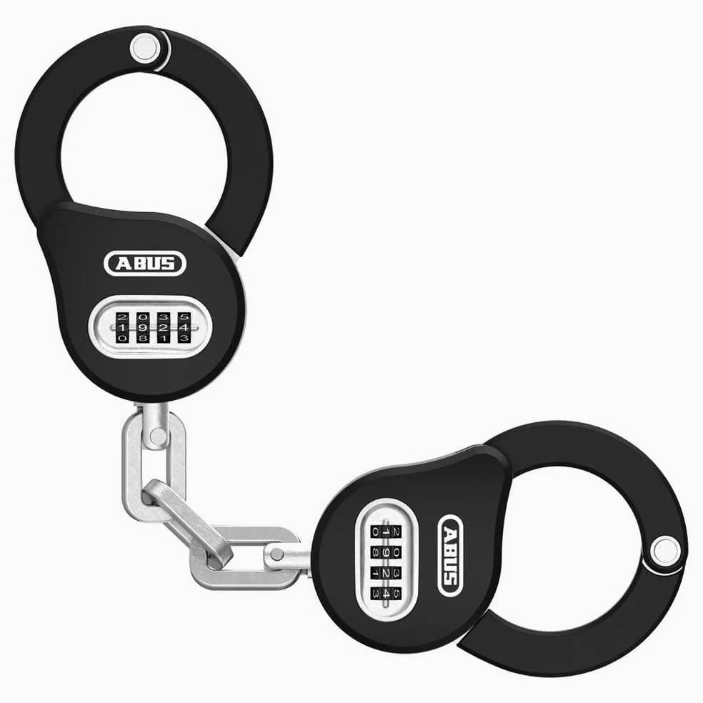 ABUS Candado de cadena Chain Claw 10 - candado de bicicleta para asegurar bicicletas, e-scooters y scooters - 47 cm de largo - con código de combinación - negro