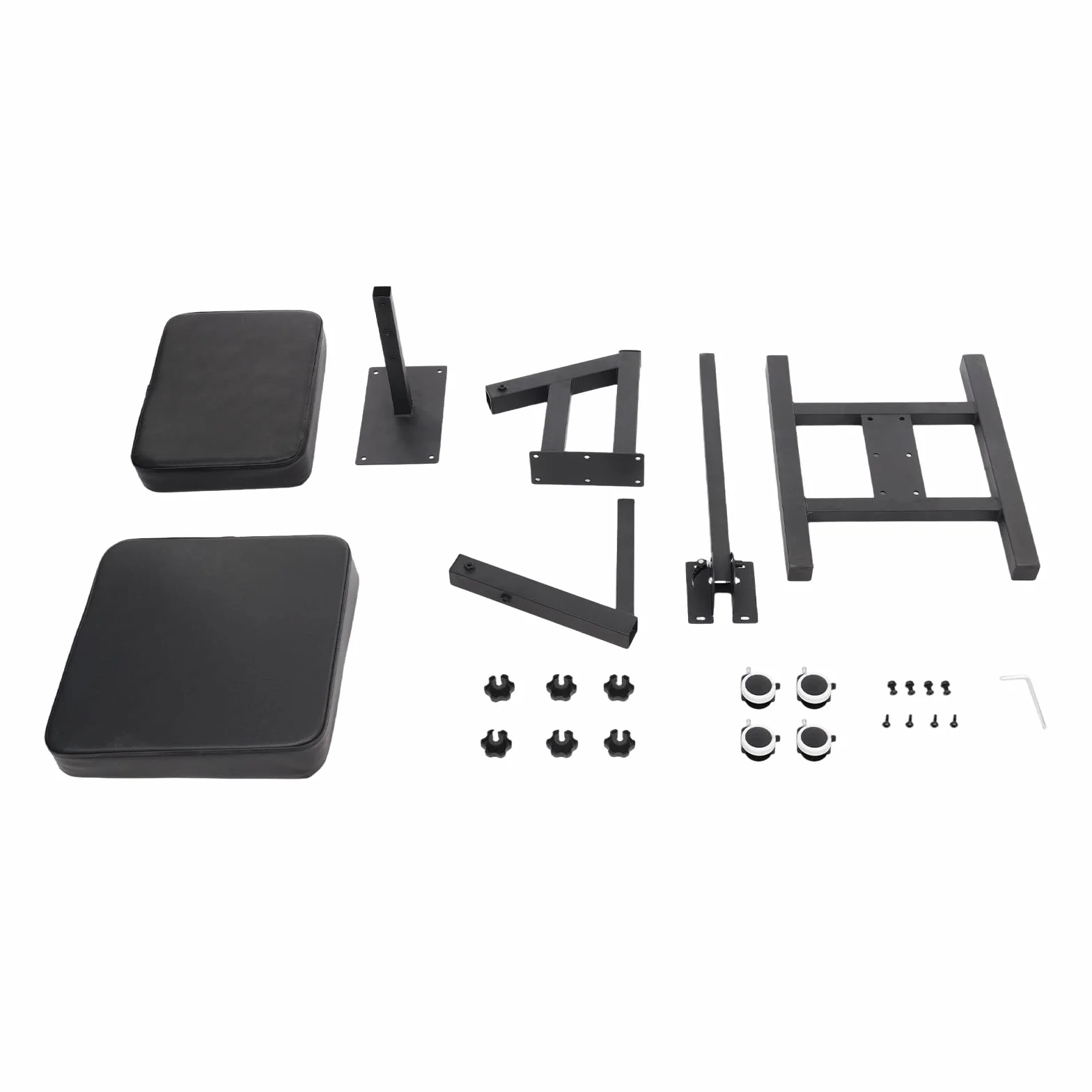 Silla multifunción con reposabrazos ajustable para tatuajes negro