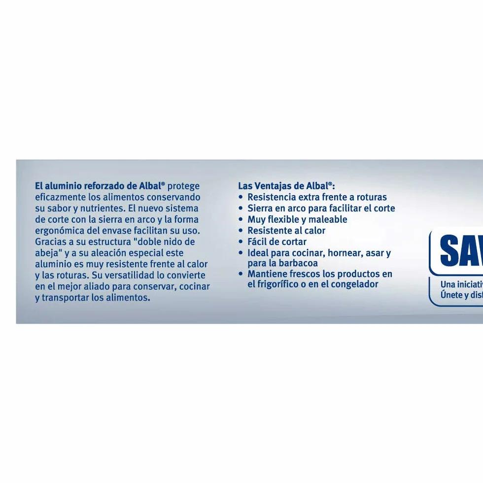 Albal Papel De Aluminio 30 Mtrs