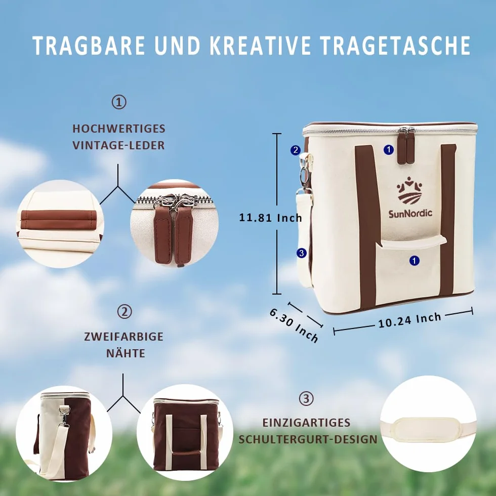 SunNordic Kubb Juego de Lanzamiento Vikingo, Juego de ajedrez Sueco Hecho de Madera de Caucho de, Incluye Bolsa de Lona e Instrucciones de Juego, Juego Robusto de Kubb Yard para niños y