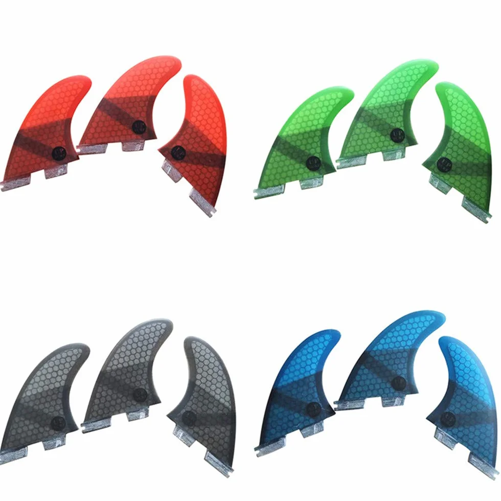UPSURF Tabla de Surf FCS II Aletas G5/G7 Tres Aletas Panal Fibra de Vidrio