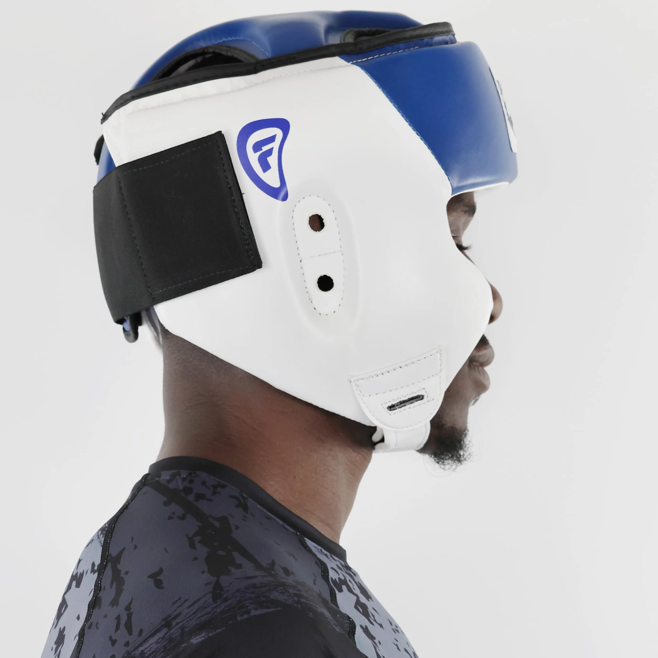 Farabi Sports Casco Boxeo with Adjustable Strap, Casco de Boxeo Open Face Protection Boxeo Casco MMA, Muay Thai, Sparring, Artes Marciales, Karate, Cascos Boxeo