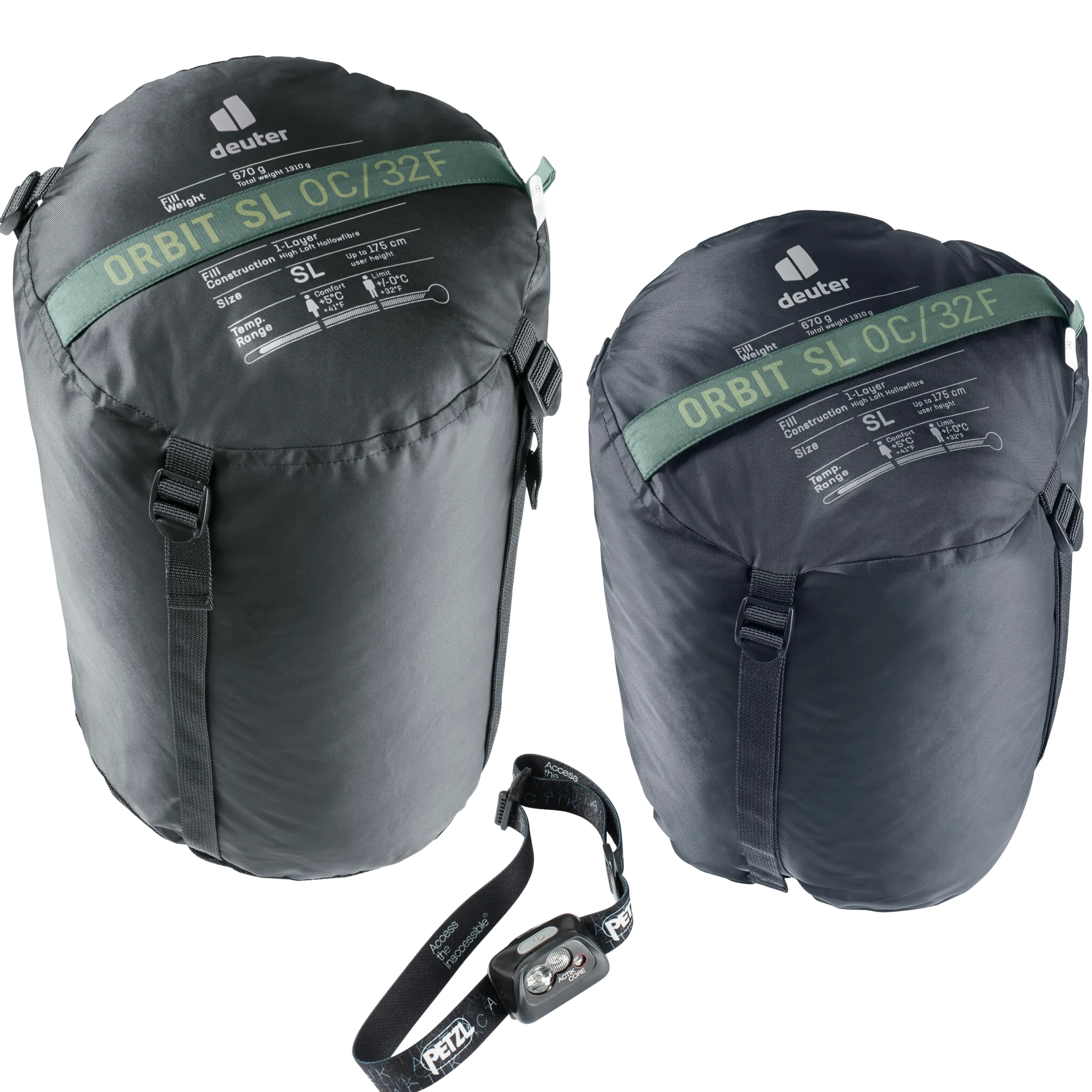 deuter Orbit SL 0C/32F Saco de Dormir de Fibra sintética para Mujer