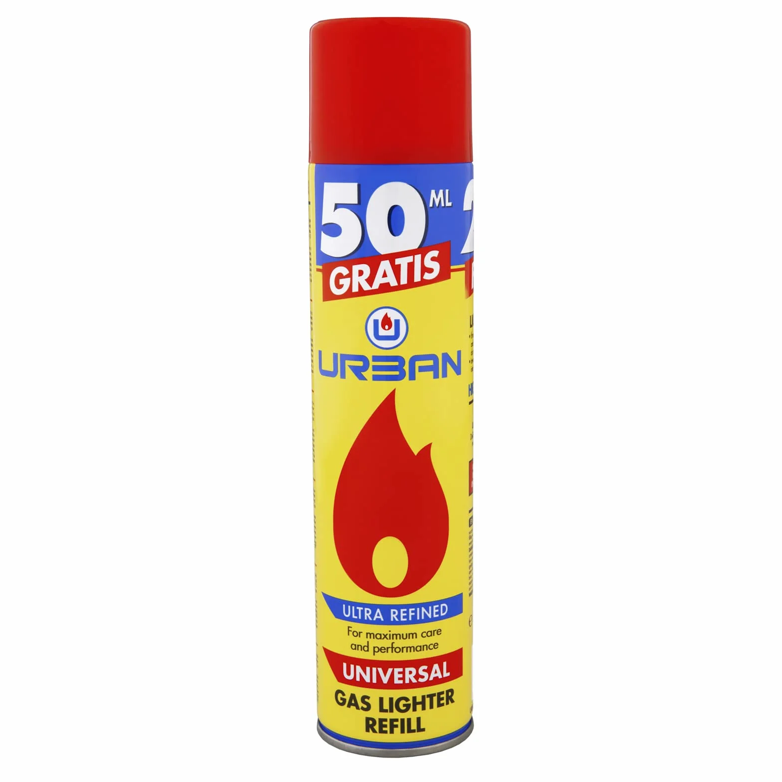 Gas para Mecheros Rellenable 300 ml con 5 Adaptadores