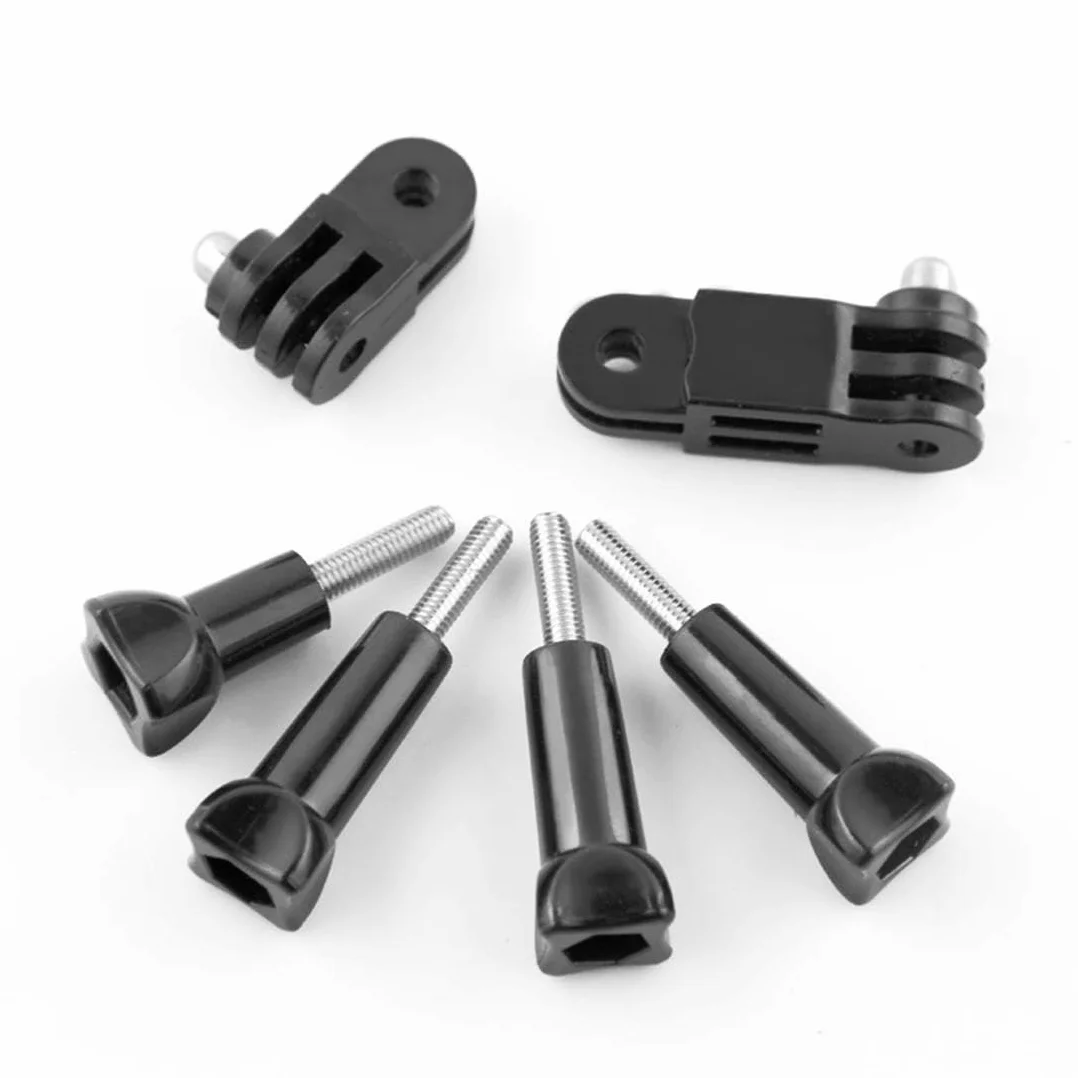 Brazo giratorio ajustable para cámara acción,accesorios montaje GoPro para GoPro Hero 10,9,8,7,6,5,Xiaomi, Fusion,DJI Osmo,SJCAM, soporte para casco motocicleta GoPro Pole (16 piezas)