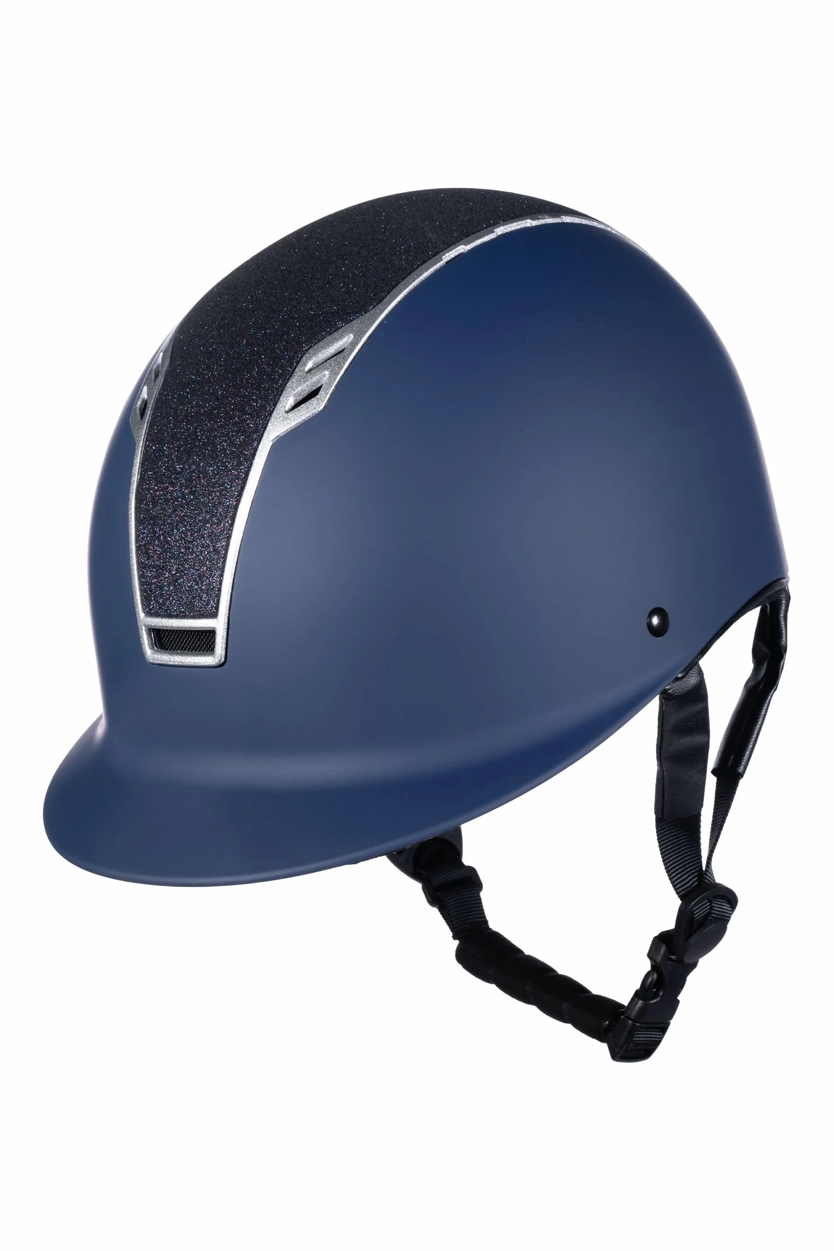 HKM Purpurina Casco de equitación, Unisex, Rojo Oscuro/Negro, L