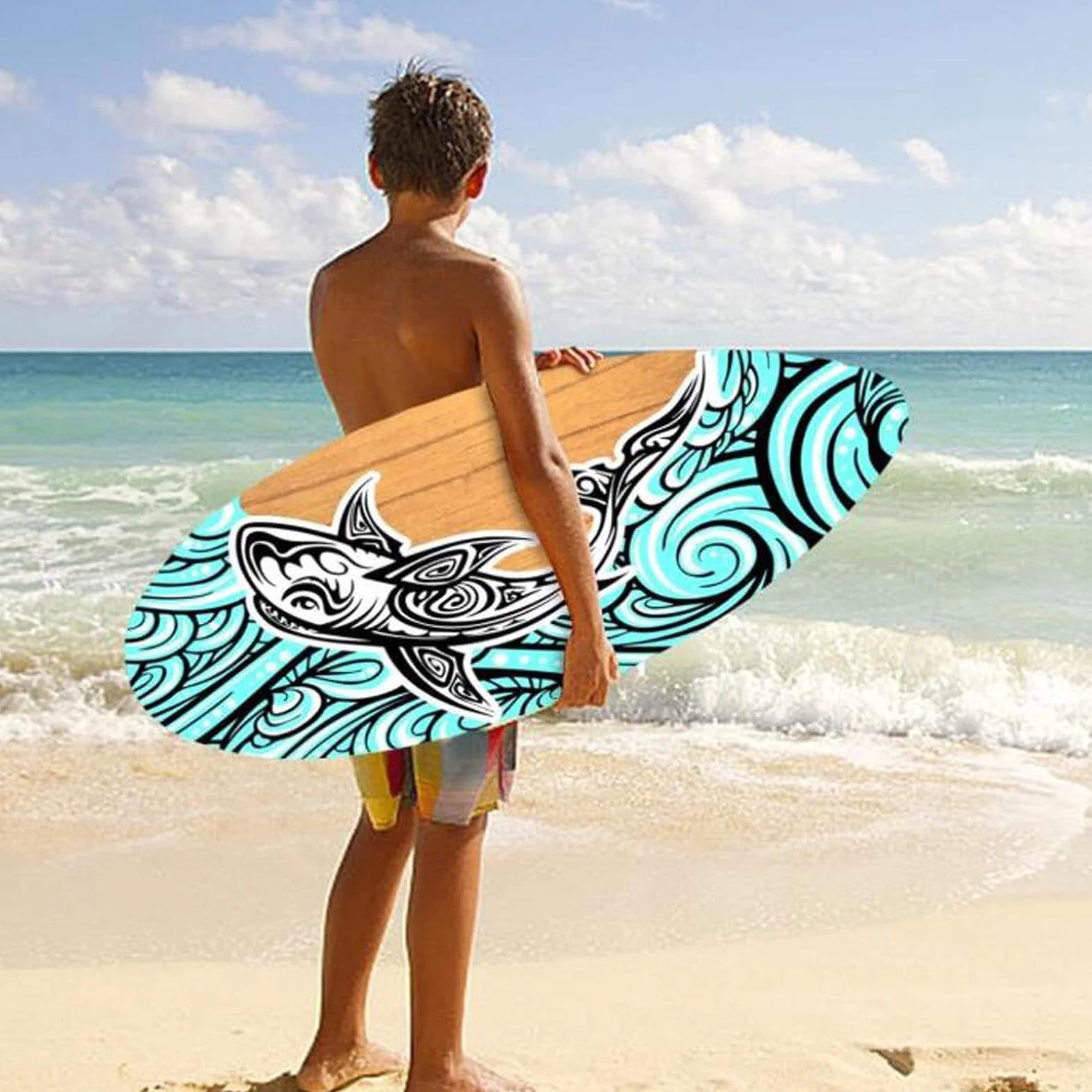 KESOTO Tabla de Skimboard de 41 Pulgadas para Principiantes en La Playa