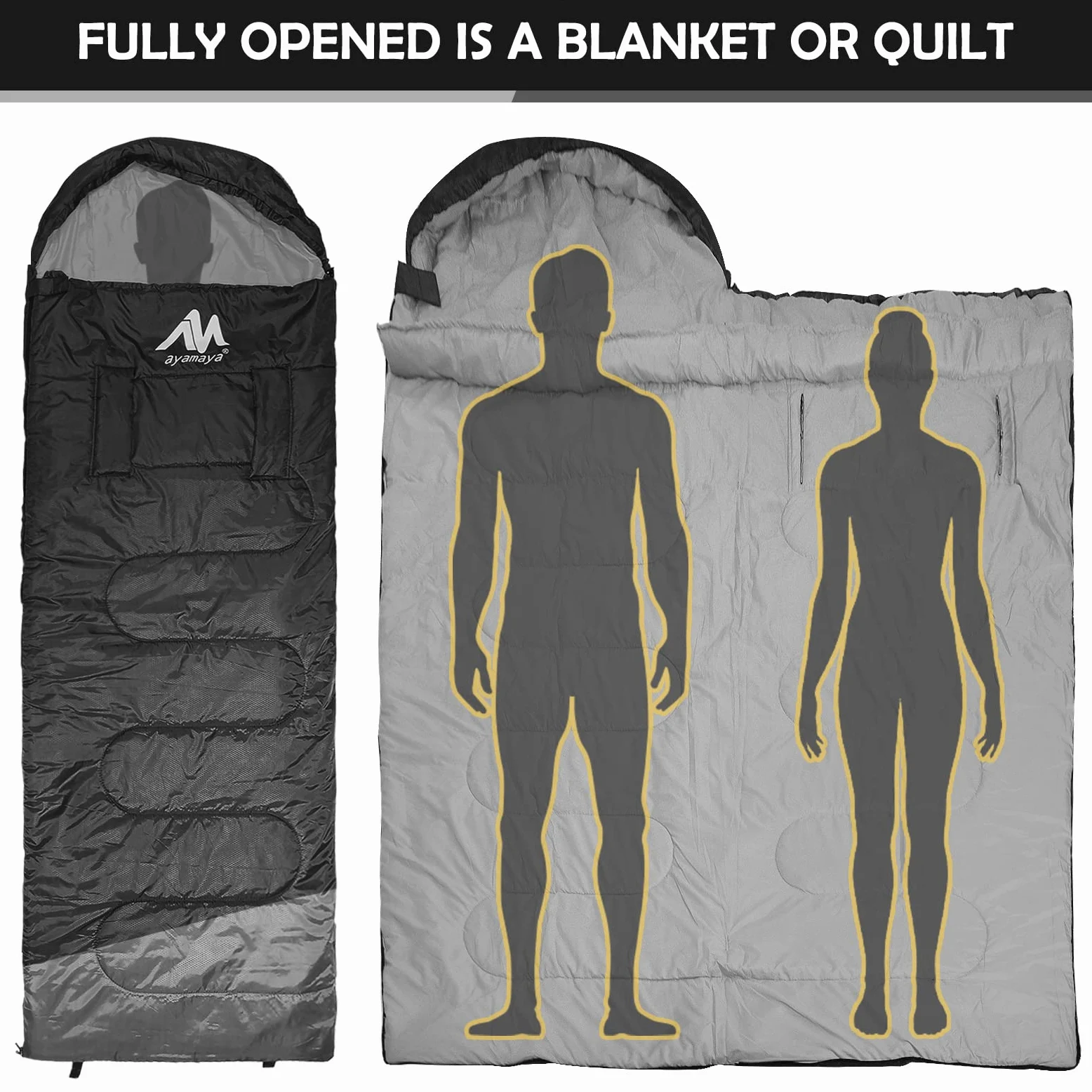 Saco de dormir para exteriores, plegable, de 20 ℃-10 ℃, tamaño pequeño, 4 estaciones, impermeable, 220 x 80 cm, para adultos, senderismo, pesca, camping y viajes