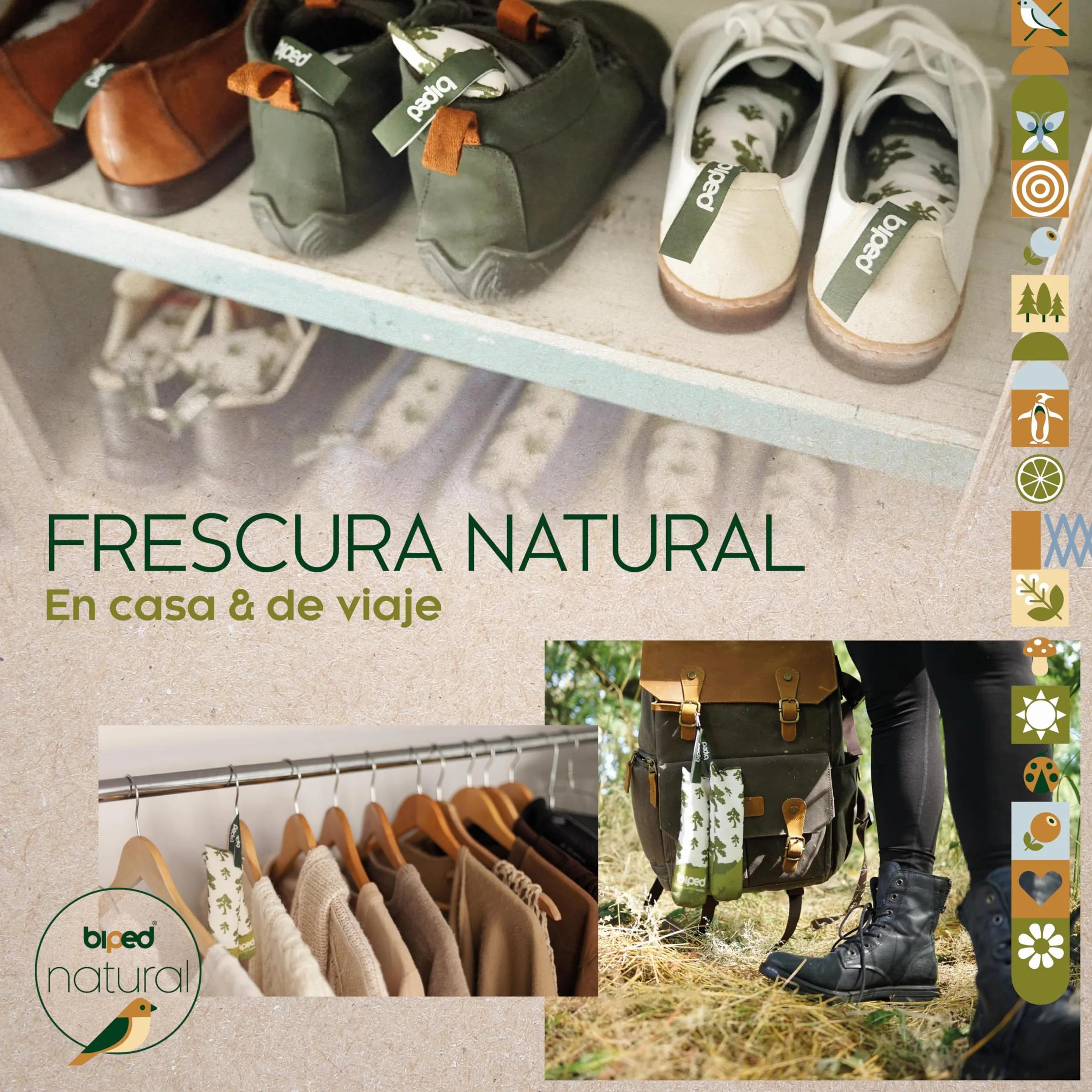 Secador de zapatos de madera de cedro natural – Elimina olores – Sin químicos – 1 par