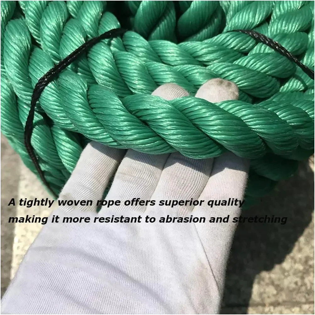 Cuerda De Plástico De Polietileno Pesca Rafting Camping Senderismo Caza Amarre Natación Ancla Rescate Rescate Práctica De Nudos 20mmx10m