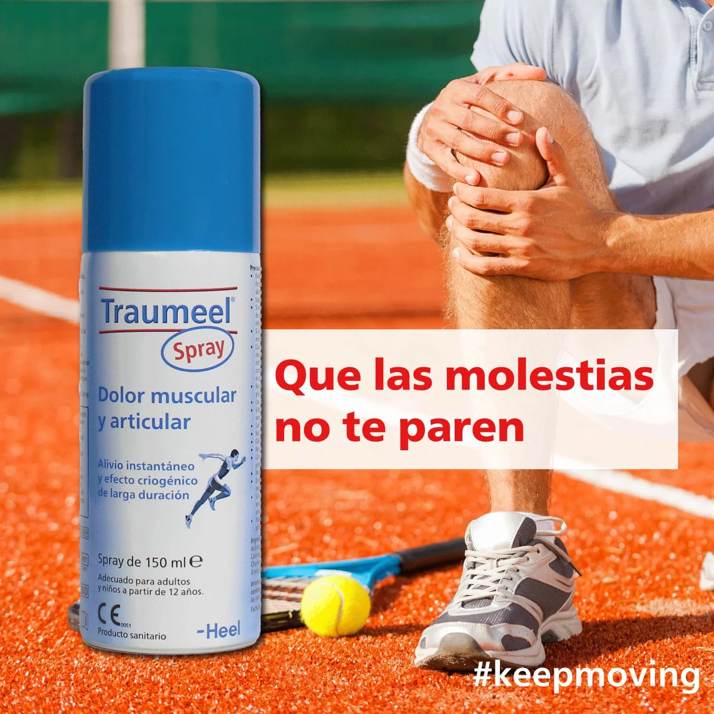 Traumeel Heel Spray Frío 150 ml para Golpes y Dolor Muscular