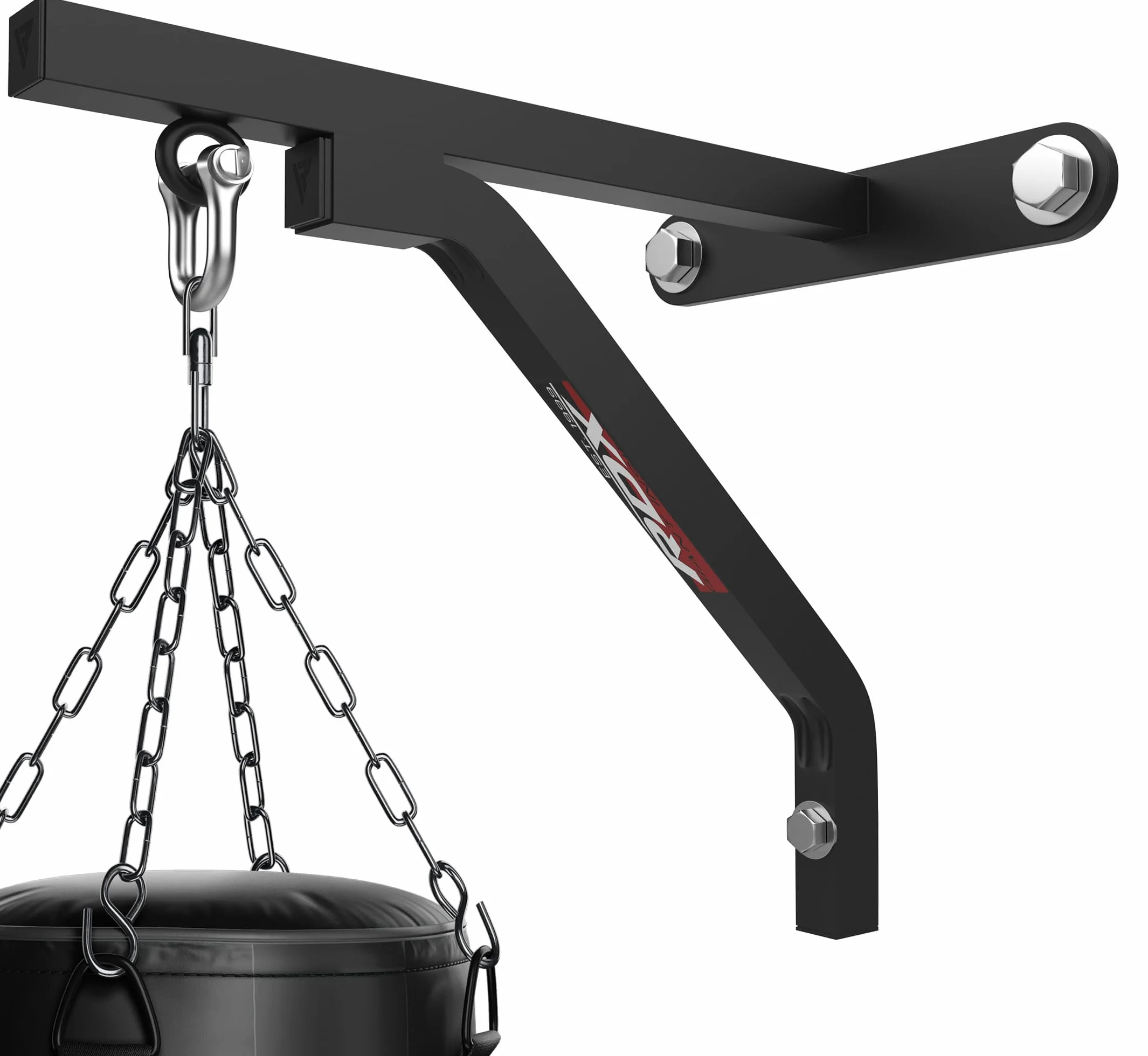 RDX Boxeo Pared Soporte De Fijaciones para Soporte Colgante de Acero con grillete en D, Percha De Hierro Resistente De Calibre 16 hasta 100 Libras, Entrenamiento de Boxeo, MMA, Muay Thai y Puñetazos