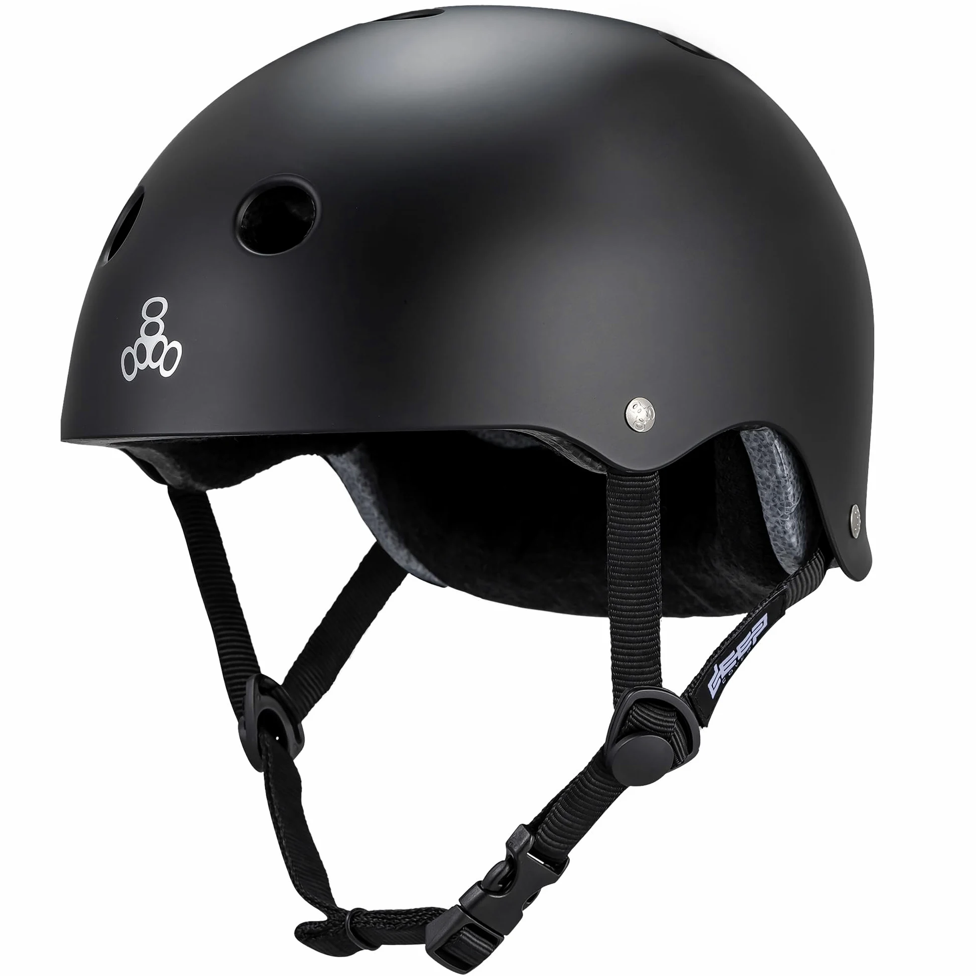 Triple Eight Casco de Cubierta Profunda: Ideal para patineta, Ciclismo, BMX y Patinaje sobre Ruedas