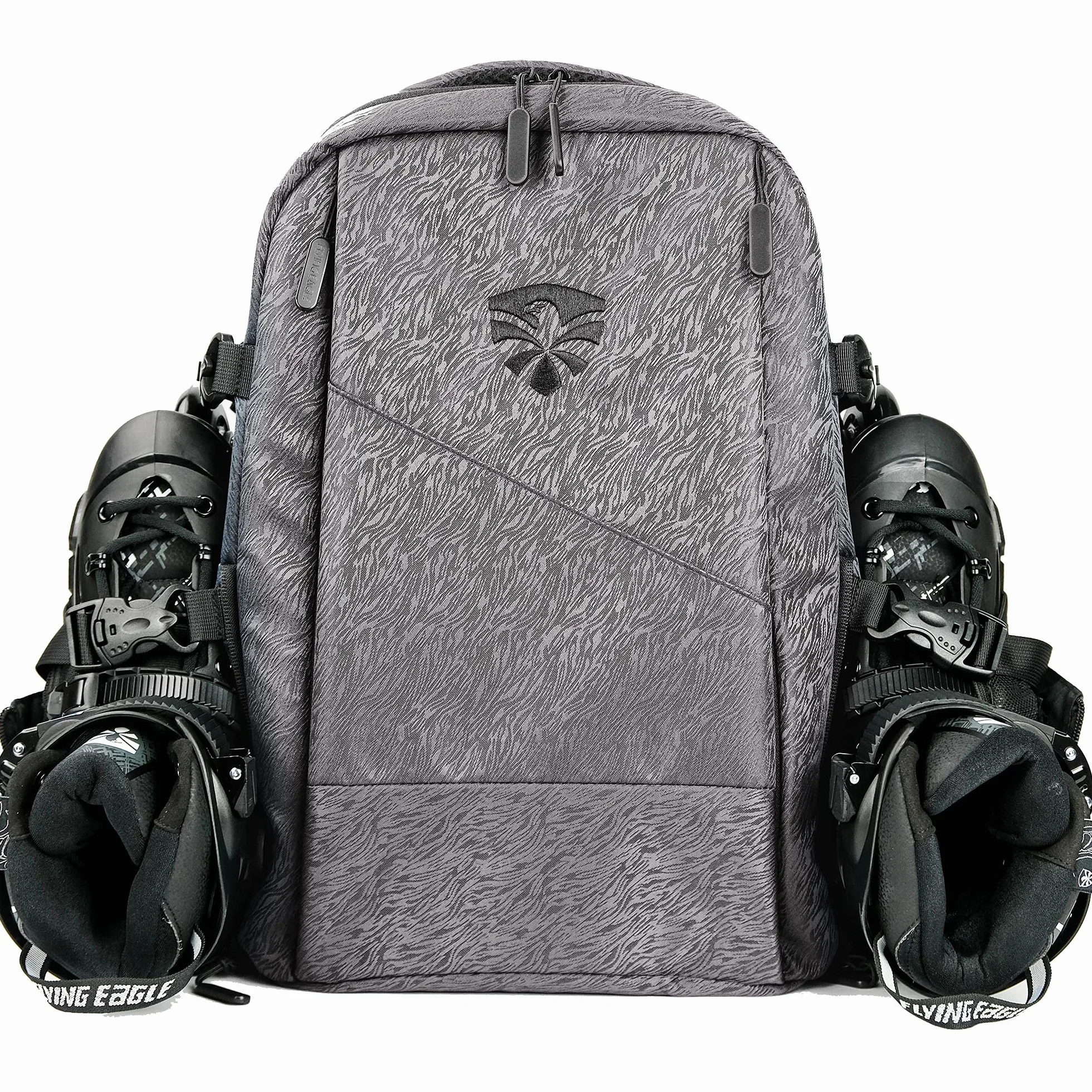 Flying Eagle Patines Mochila de viaje gris Large