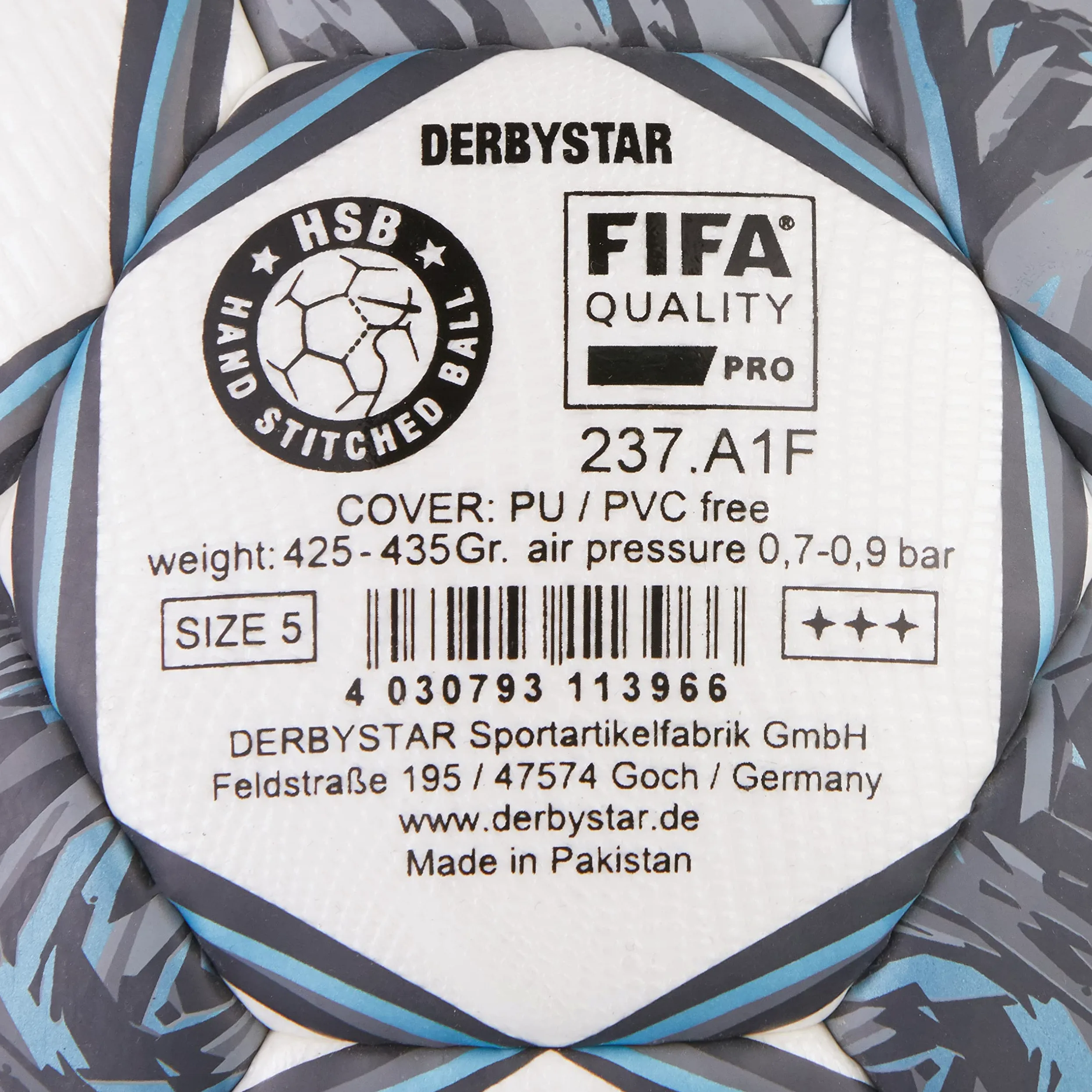 Derbystar Topic APS, Blanco Gris Azul 5