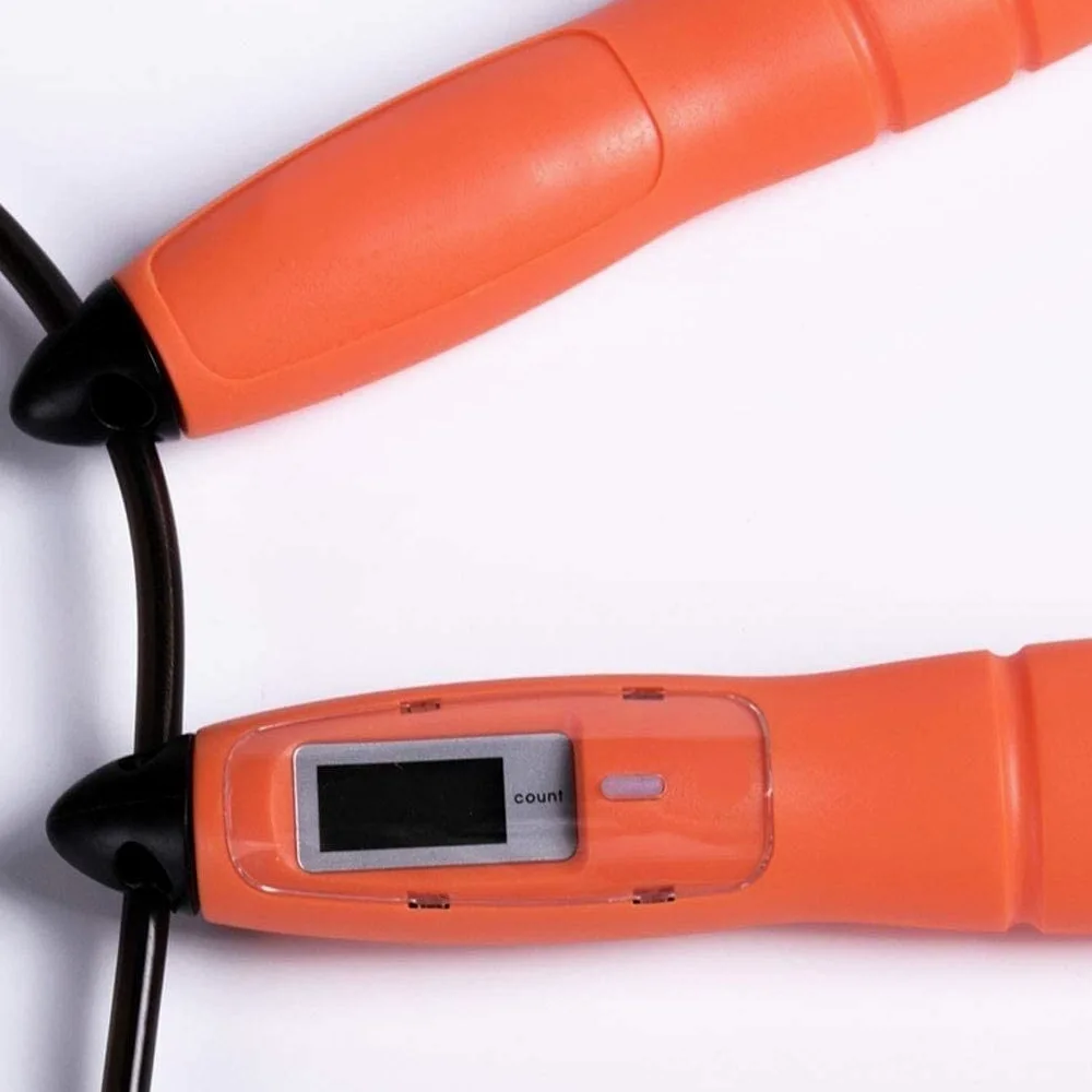 Comba Cuerda Saltar Comba de Saltar Cuerda De Saltar Para Adultos, Rodamiento De Fitness, Entrenamiento De Cuerda De Saltar, Ejercicio Ajustable De Conteo Electrónico De Velocidad Rápida Cuerda para S