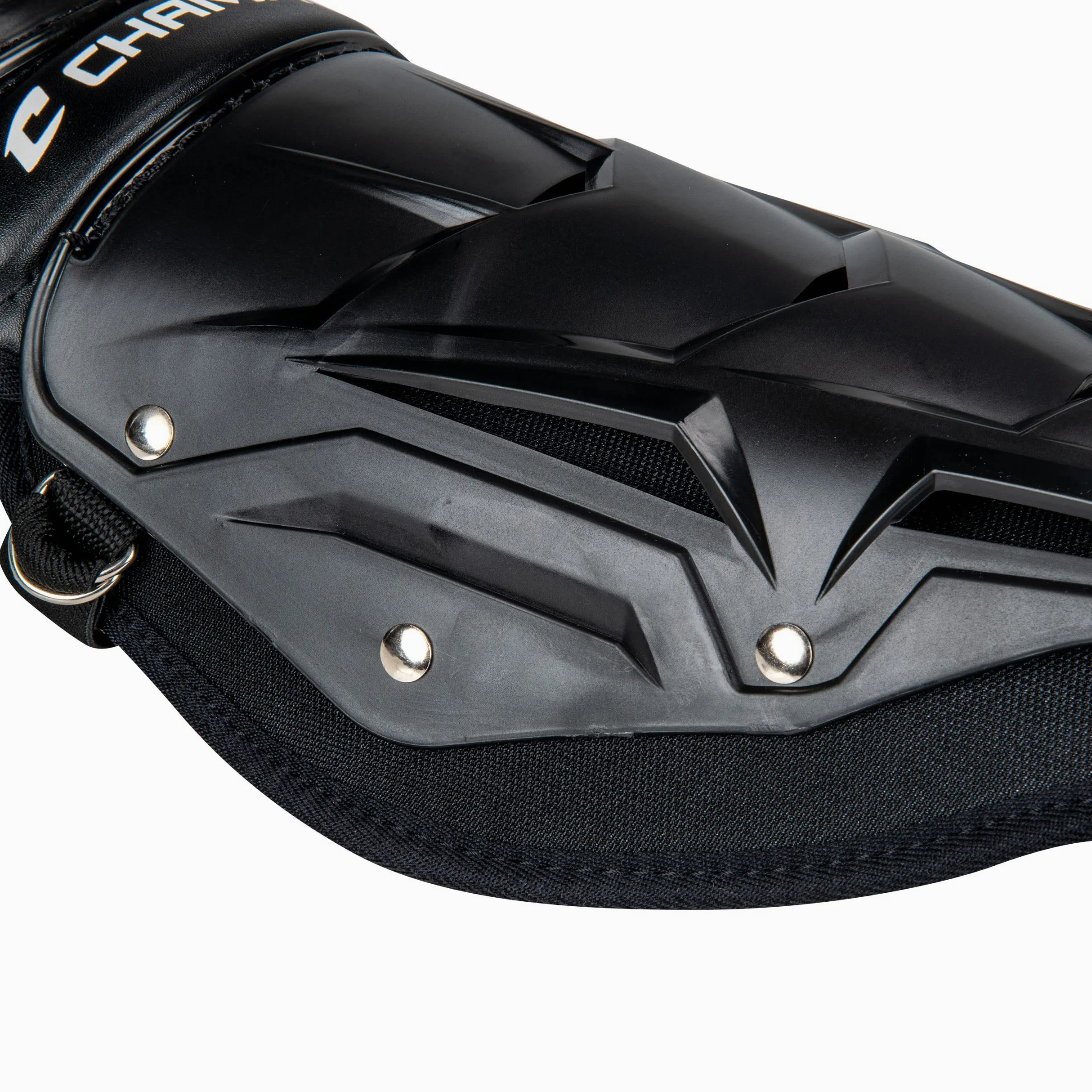 Champro Optimus MVP - Protectores de piernas para atascador de béisbol, 14.5" longitud de la espinilla