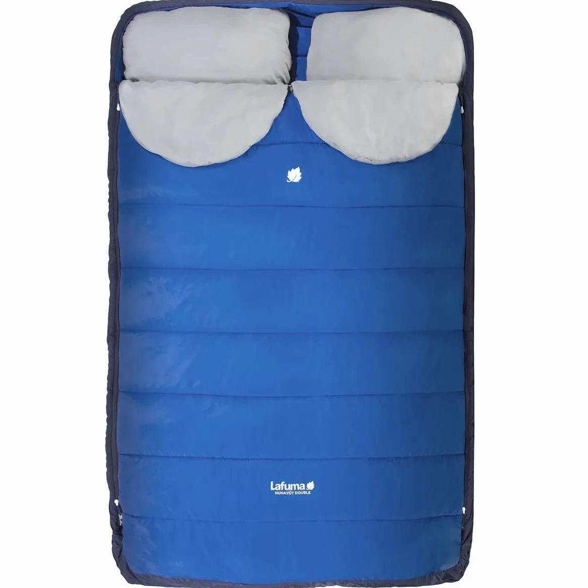 Lafuma - Nunavüt Doble - Saco de Dormir para 2 Personas - Aislamiento en poliéster reciclado e Hidrófugo - Temperatura de Confort 7°C