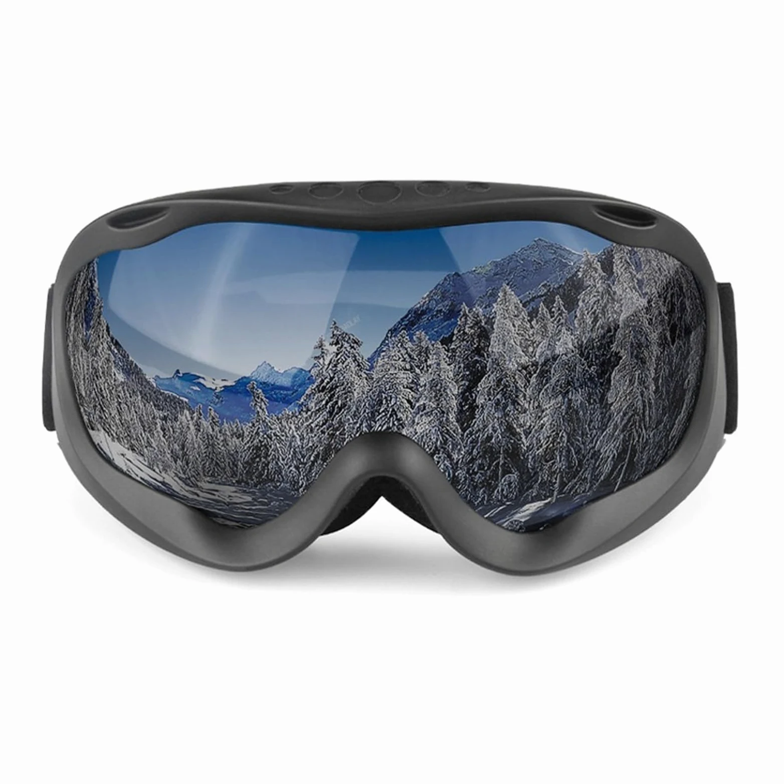 Gafas de esquí de invierno para hombre y mujer, gafas de esquí HD UV400, gafas de esquí antiniebla, gafas de snowboard a prueba de viento, lentes de espejo, gafas de esquí para exteriores (color