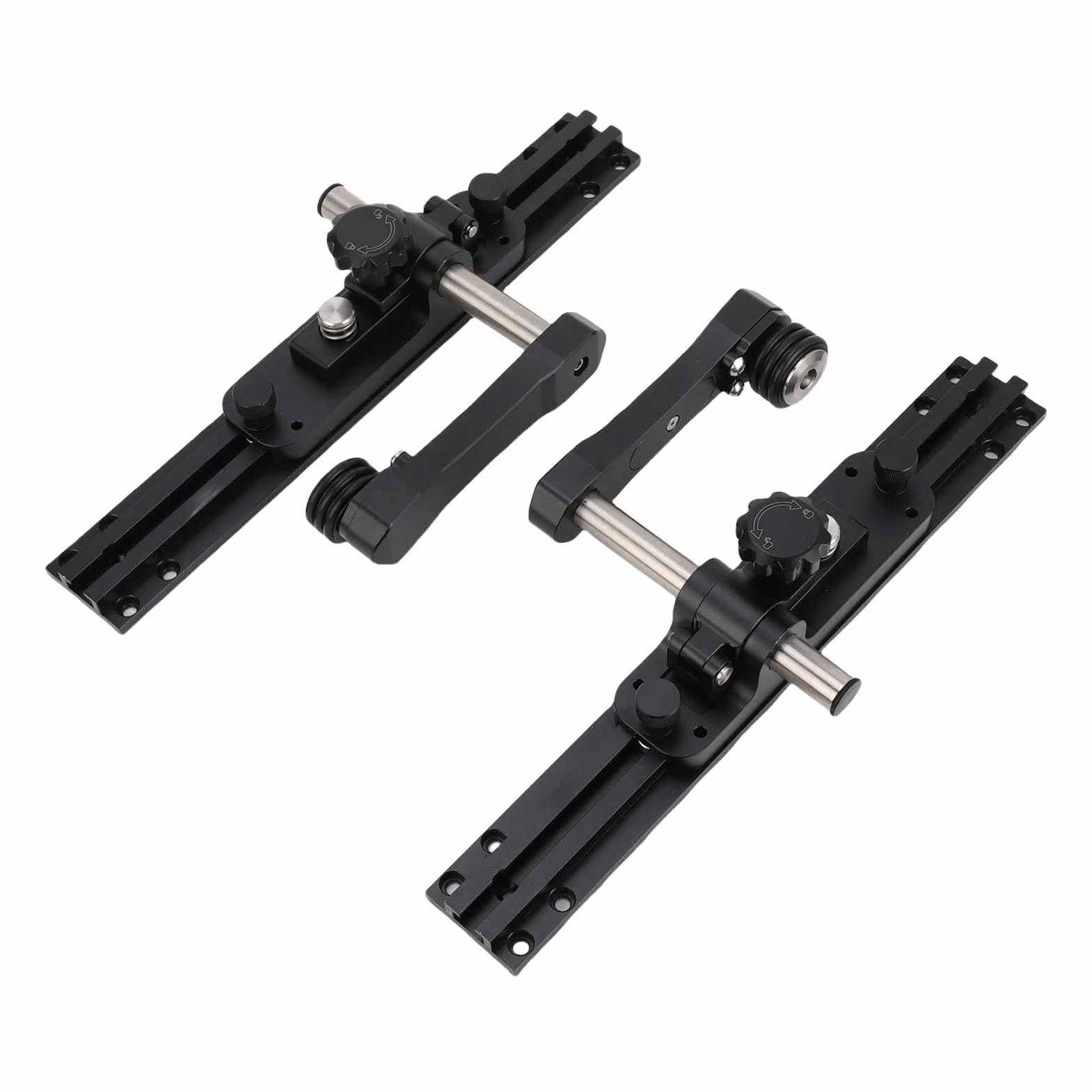 Guía de Empuje para Sierra de Mesa Aleación Aluminio Resistente, Diseño Rodamiento Unidireccional, Uso Flexible para Diferentes Objetos Procesamiento, Ideal Aficionados a la Carpintería