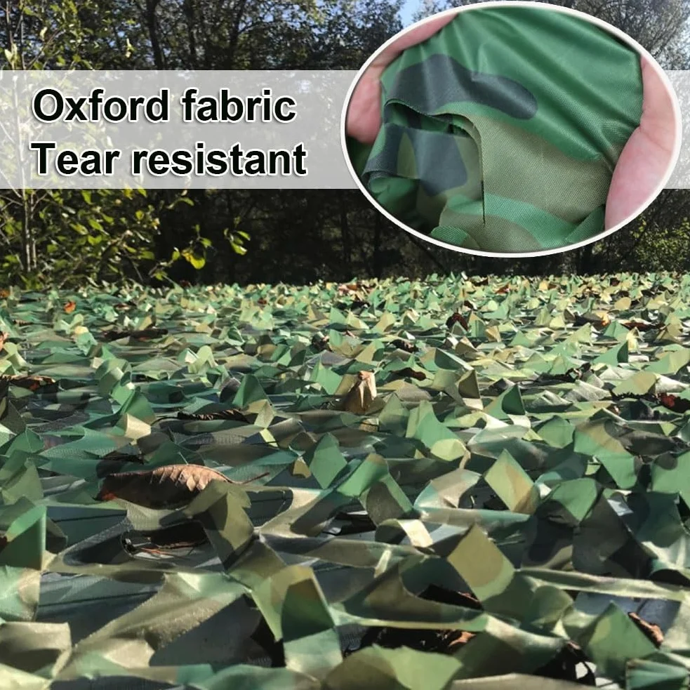 Red impermeable de camuflaje 3D para fotografía de vida silvestre, 8 x 8 m, cubierta al aire libre, perfecta para caza, observación de aves y observaciones de la naturaleza