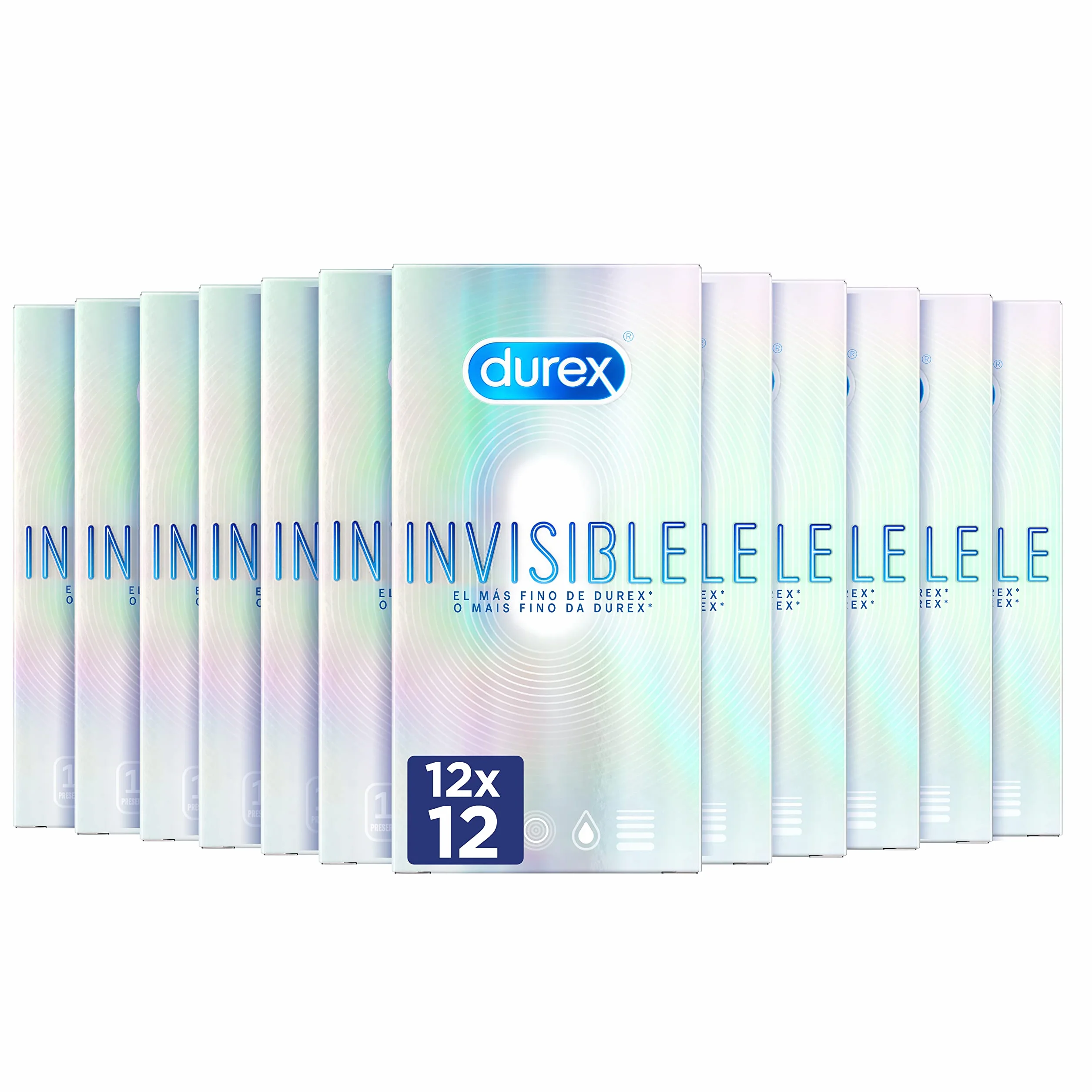 Durex Preservativos Invisibles Extra Sensitivos - 12 Condones