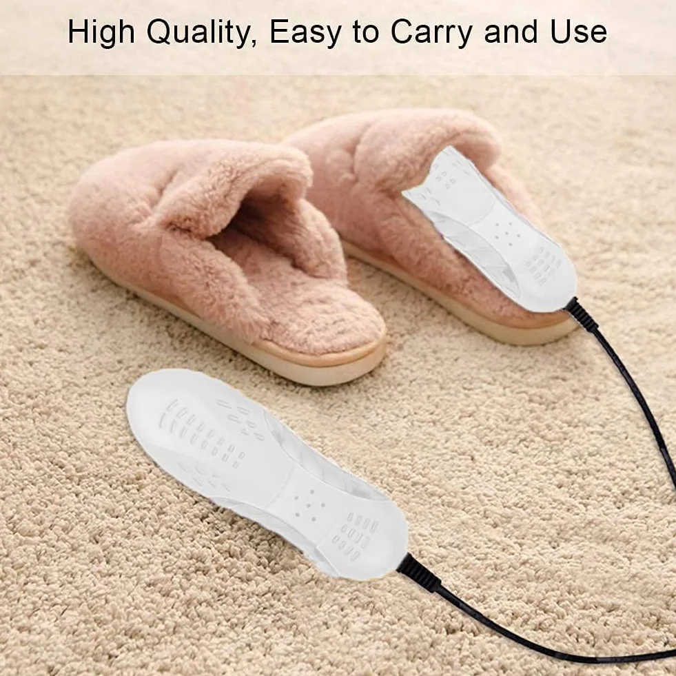 Secador Zapatos Eléctrico, Calentador Zapatos, Secador de Pies, Desodorante Deshumidificador Portátil Hogar