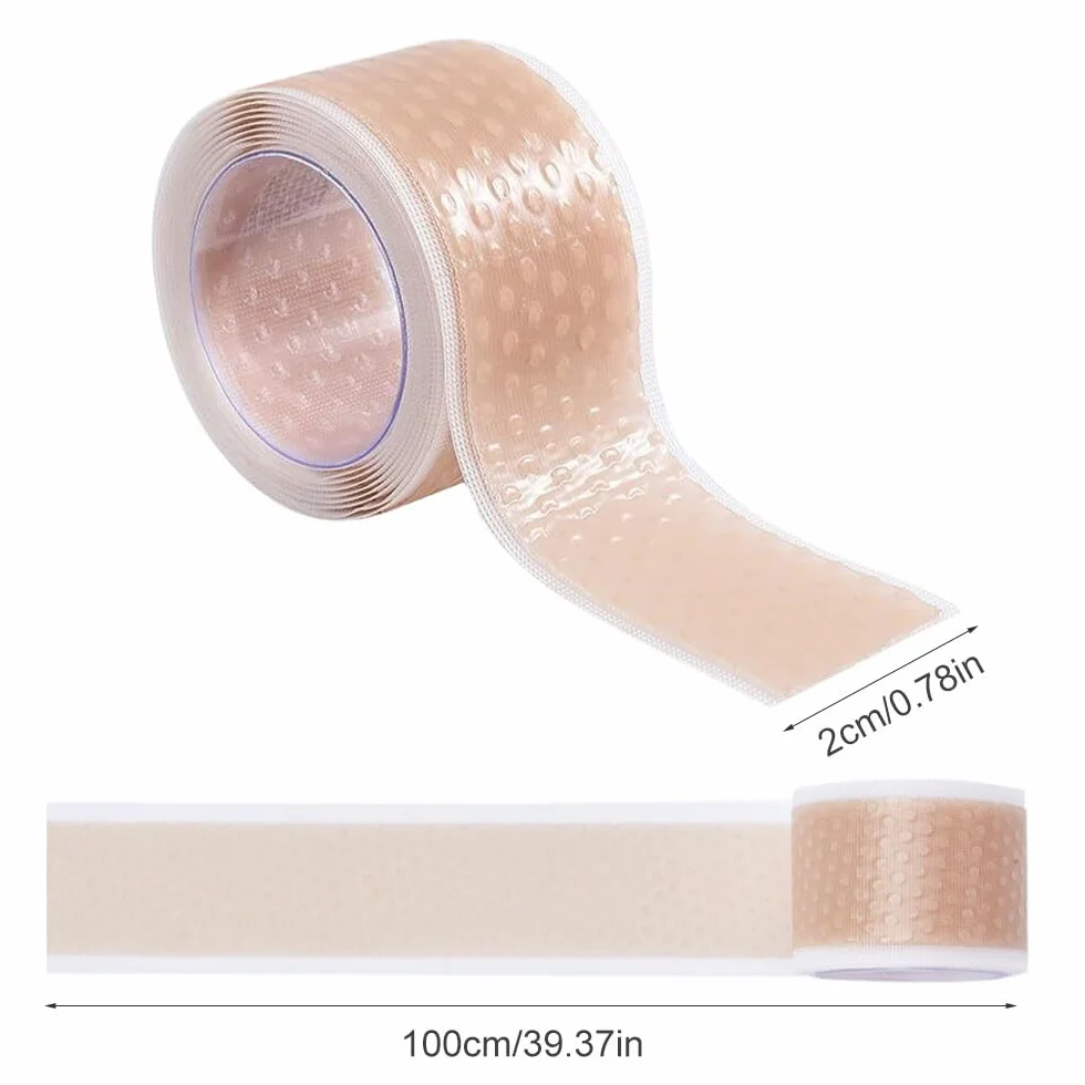 Cinta para Los Pies, Cuidado de Pies Pegatina, 2 Rollos de Pegatinas Autoadhesivas Resistentes al Desgaste (2 cm x 1 m)