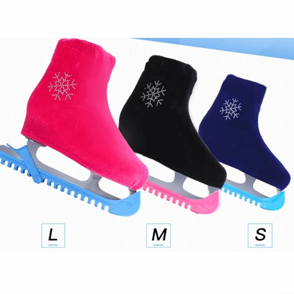 Honseadek Funda antisuciedad para patines hecha de tela de forro polar grueso, absorbe la humedad y los arañazos, costuras reforzadas para un ajuste seguro durante todo el tiempo (morado L)