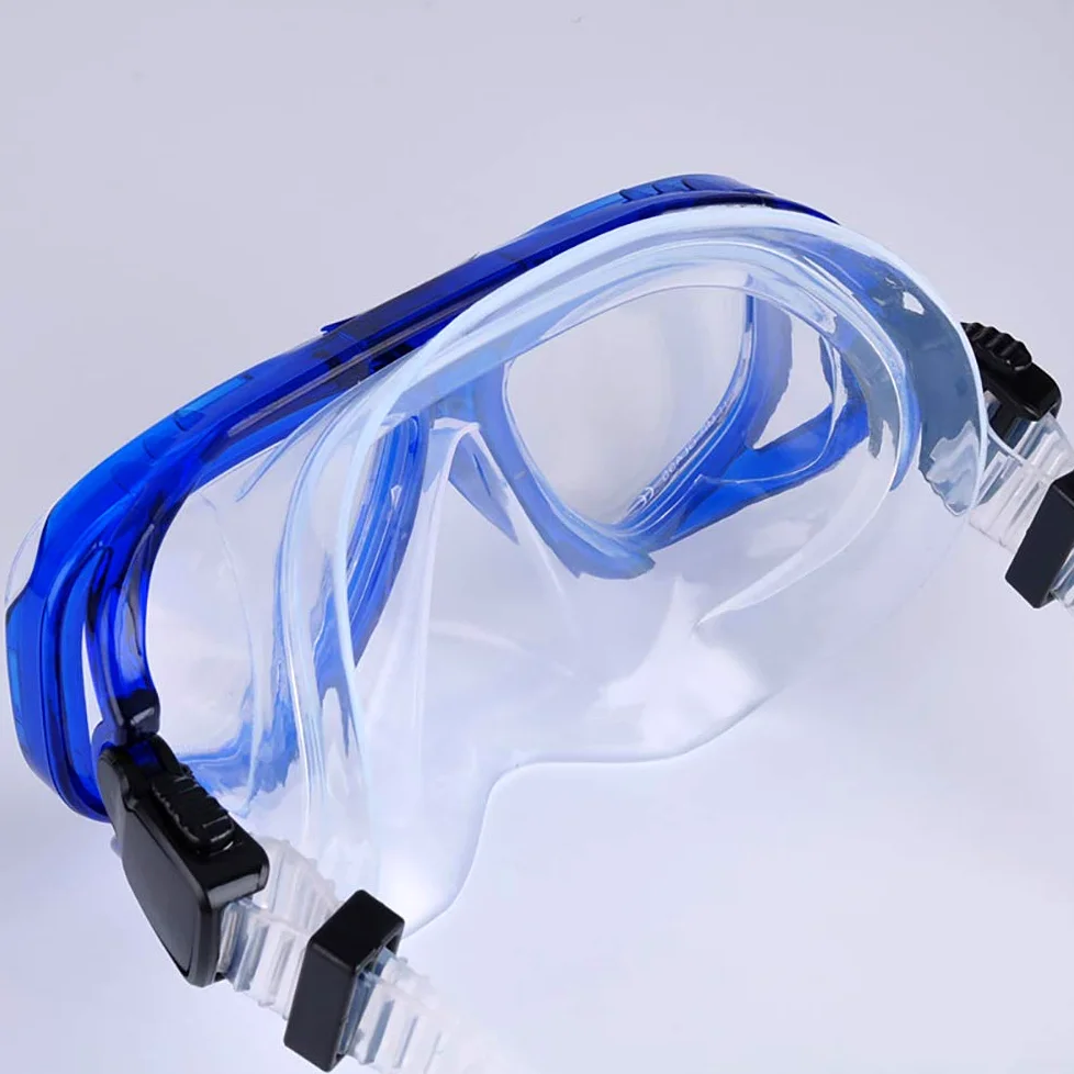 Máscara de Buceo para natación Adultos Máscara de Buceo antivaho Gafas de natación Equipo de Snorkel Gafas de Buceo de Vista Amplia con Tubo de respiración
