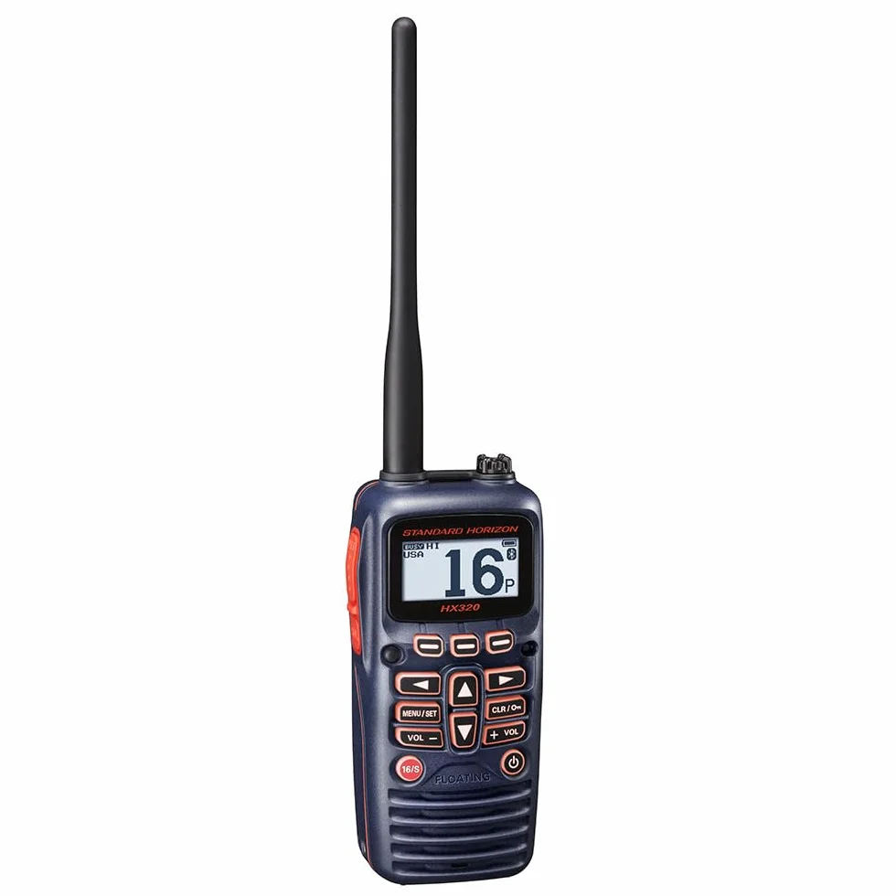 Standard Horizon HX320 VHF de Mano 6W, Bluetooth, Carga USB
