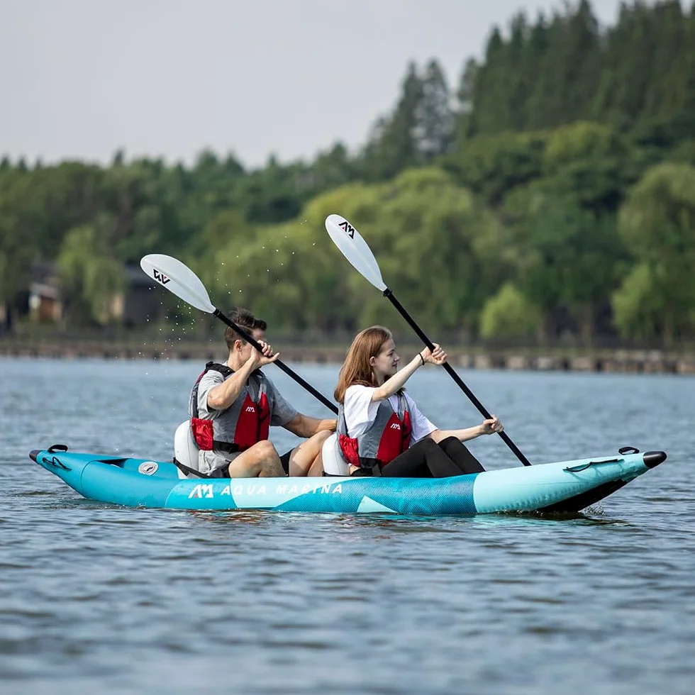 Aqua Marina Betta 412 - Kayak inflable para 2 personas, 412 cm, barco de canoa