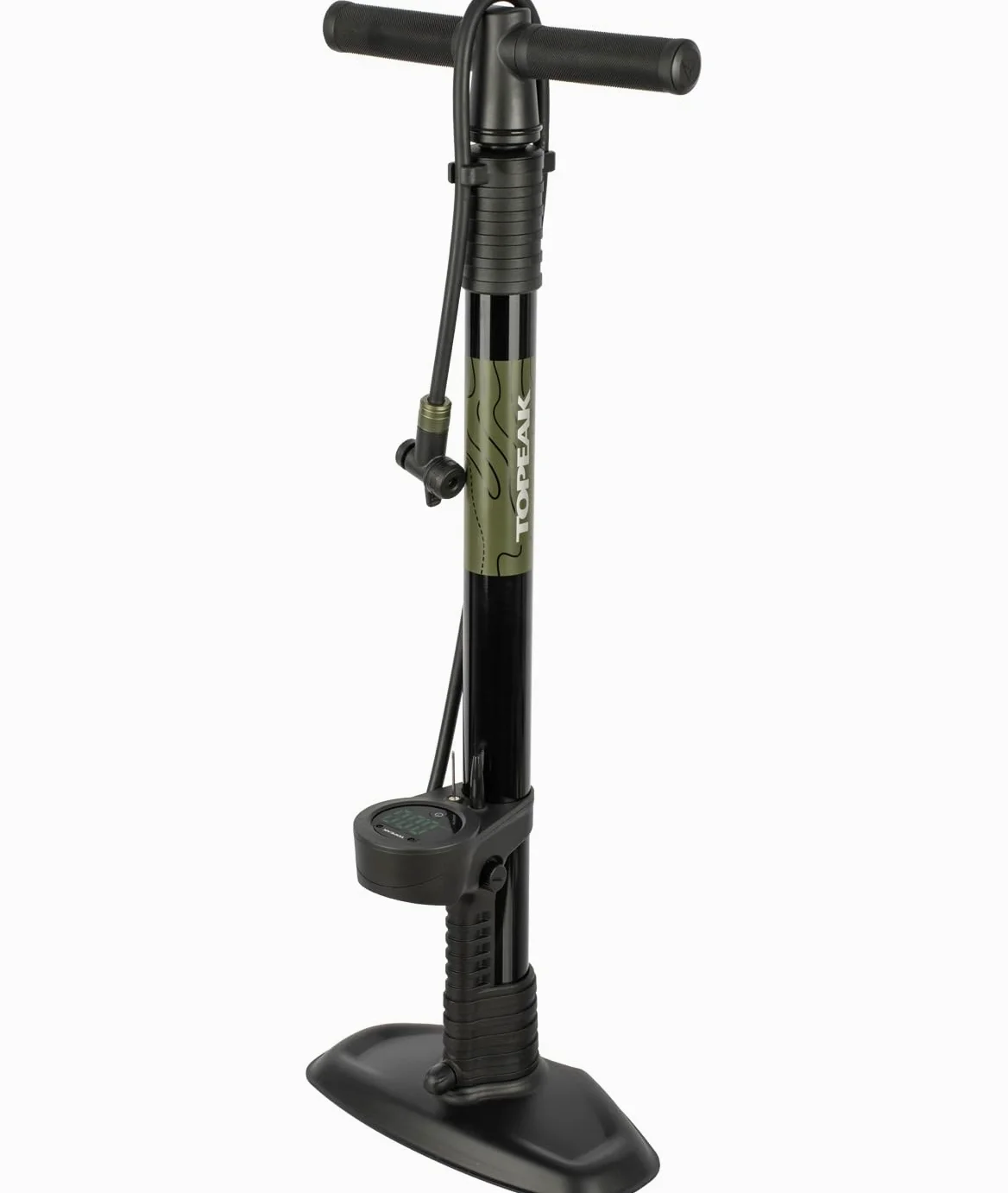Topeak Joe Blow Mountain X - Bomba de Suelo con manómetro Digital