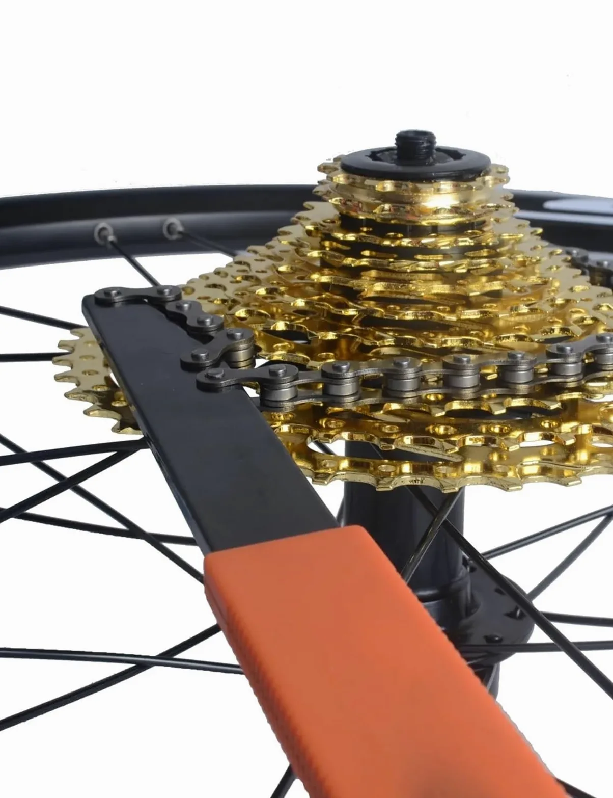 Herramienta de extracción de casete antideslizante de alta calidad con piñón de látigo de cadena para bicicleta de montaña