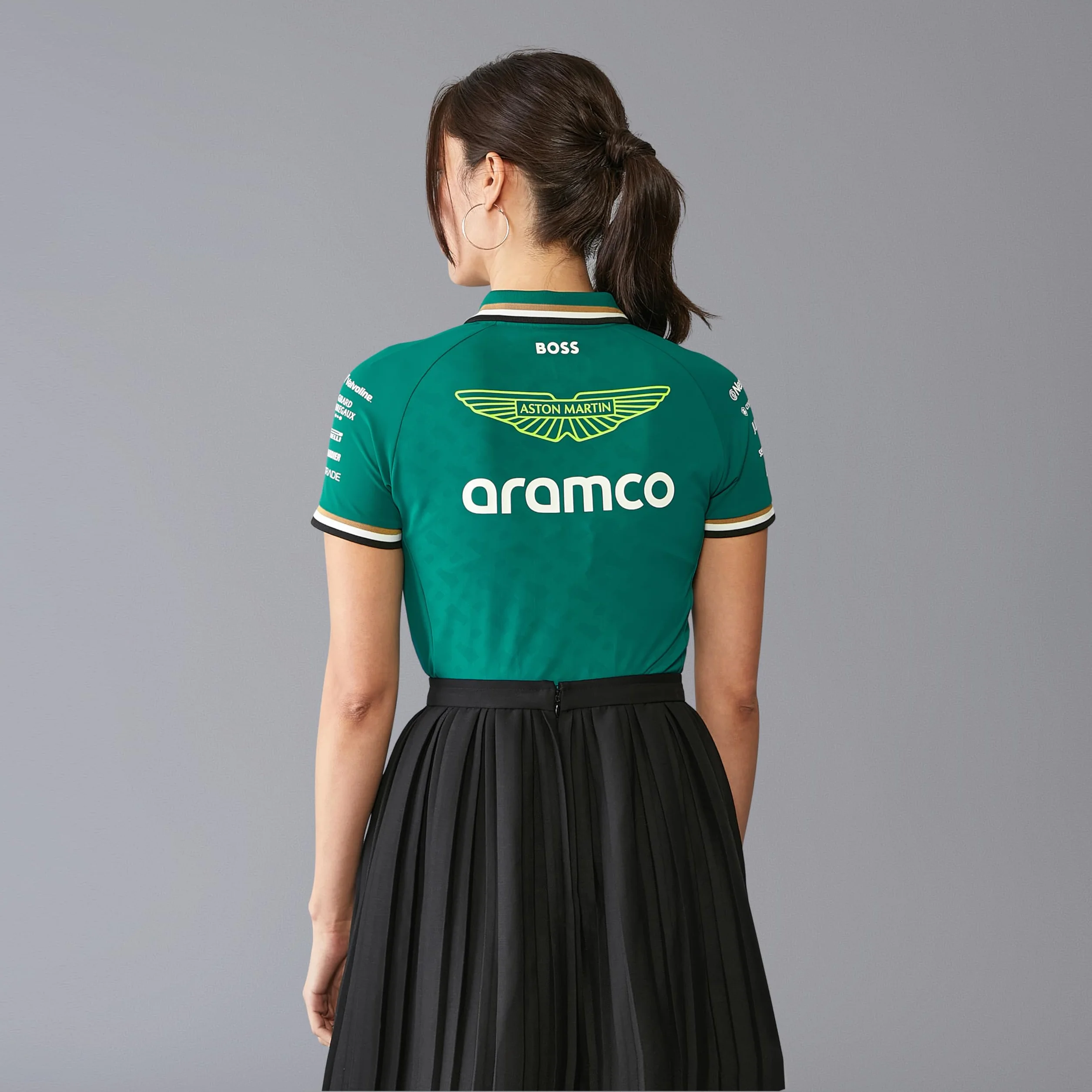 Polo Team 2024 para mujer, color verde, verde, M