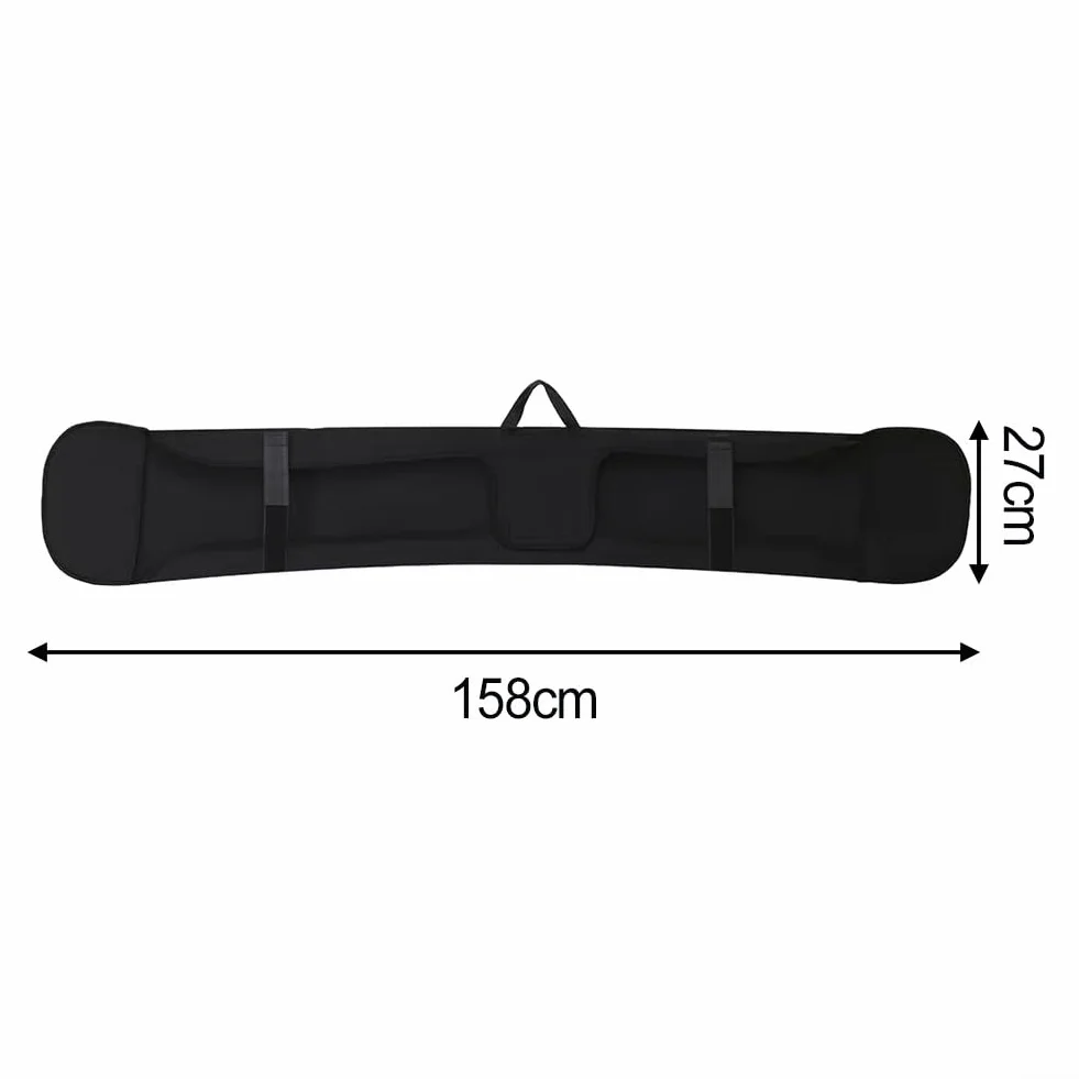Besttoolifes Funda de neopreno para almacenamiento de snowboard, ajuste elástico flexible, protección contra arañazos y suciedad, diseño plegable ligero, para viajes en casa y por carretera