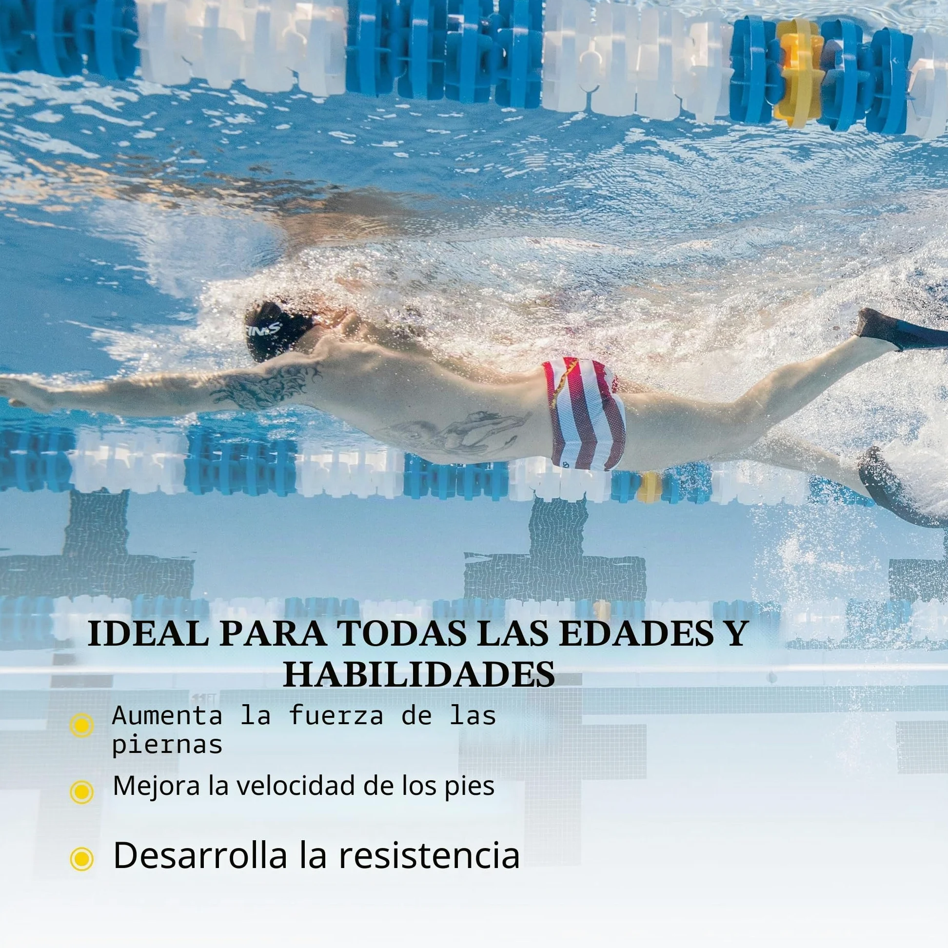 Finis Swim Fin Floating Aletas Infantiles, Unisex Adulto