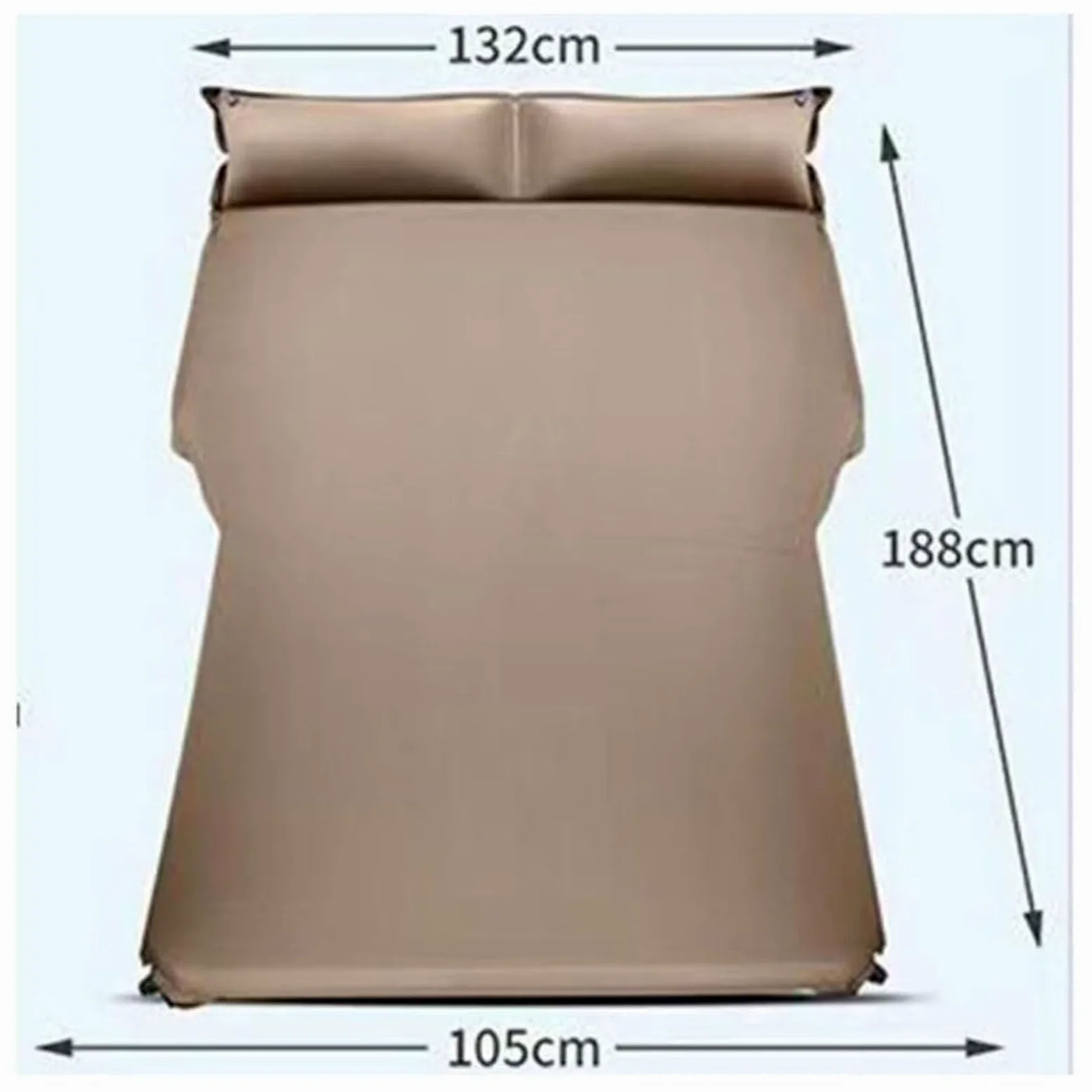 Colchón Coche para Ford Puma Gen-E 2024+ | Cama Coche Hinchable, Colchoneta Camping SUV, Esterilla Maletero Plegable, Almohada Gamusa, Colchón Viaje Coche
