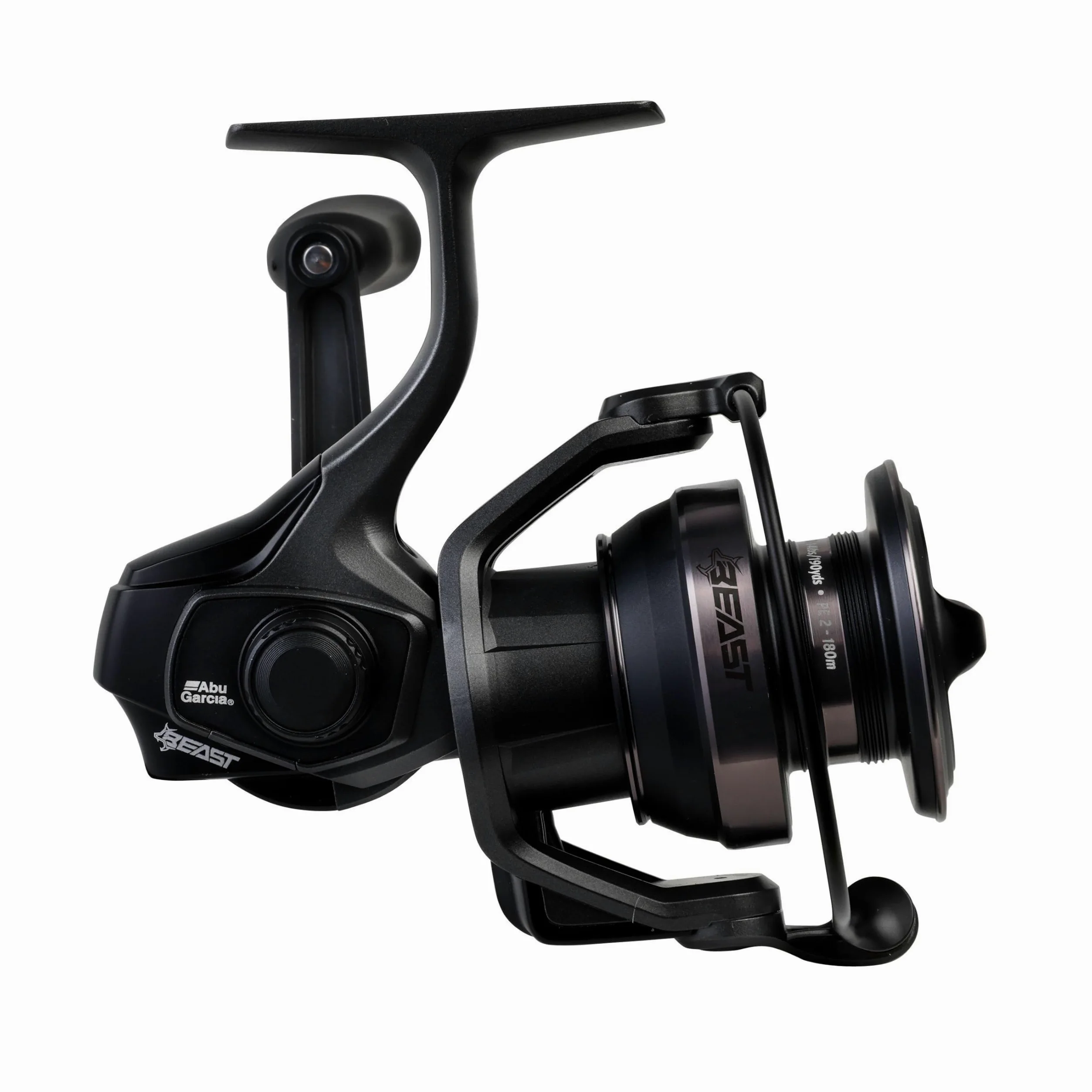 Abu Garcia Beast Spinning Carrete Giratorio | Carrete para Pesca de Depredadores en Agua Dulce y Salada | Señuelos Grandes, cranks y Pesca con señuelos | Estructura de aleación | Múltiples tamaños