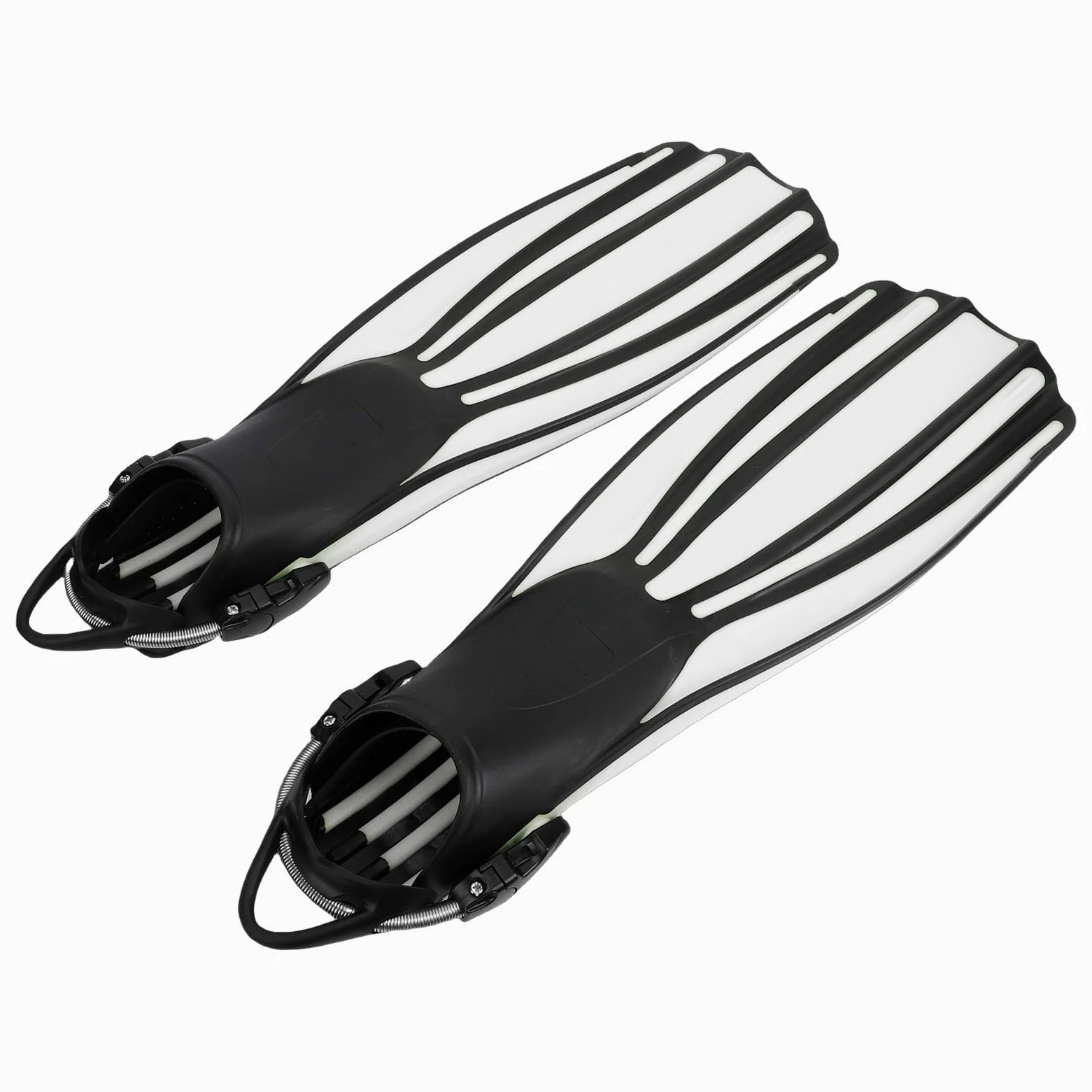 Generic Aletas de Snorkel Largas y Elegantes con Diseño sin Costuras para Mejorar la Velocidad, Aletas de Natación Multifuncionales para Buceo, Surf, Material TPR