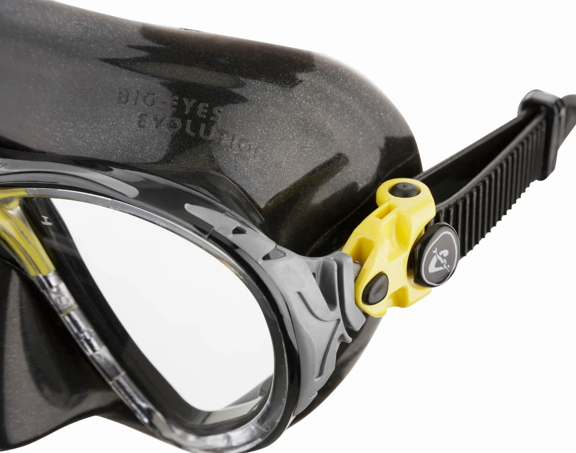 Cressi Big Eyes Evolution Snorkel Mask - Adult Diving Mask with Soft Silicone Seal - HD Mirrored Lenses for Scuba Diving