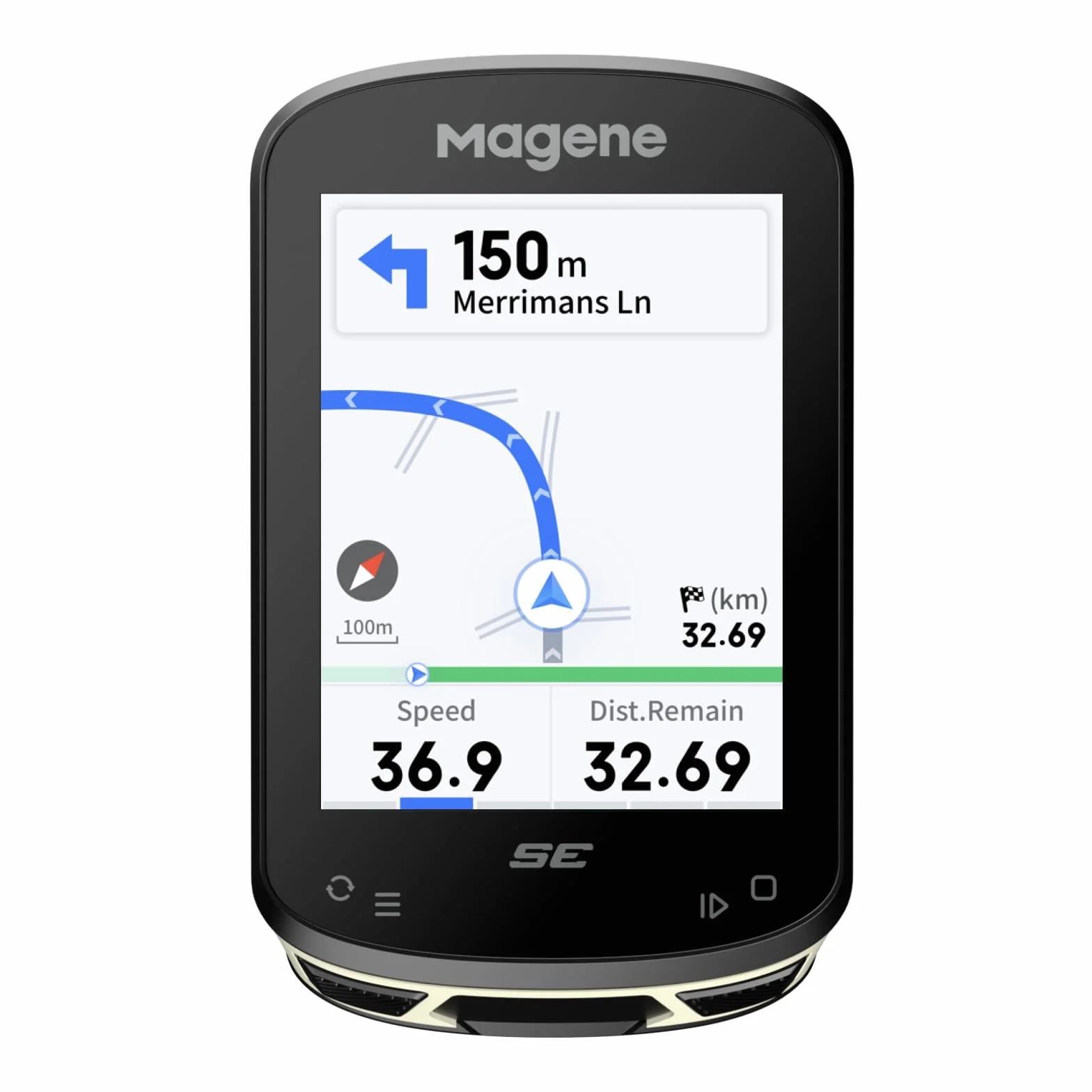 Magene C506SE GPS Computadora Bicicleta, Navegación por vías, Pantalla a Color de 2,4'' Resistente al Agua, Datos Personalizados, 11 Idiomas, Bluetooth&WiFi