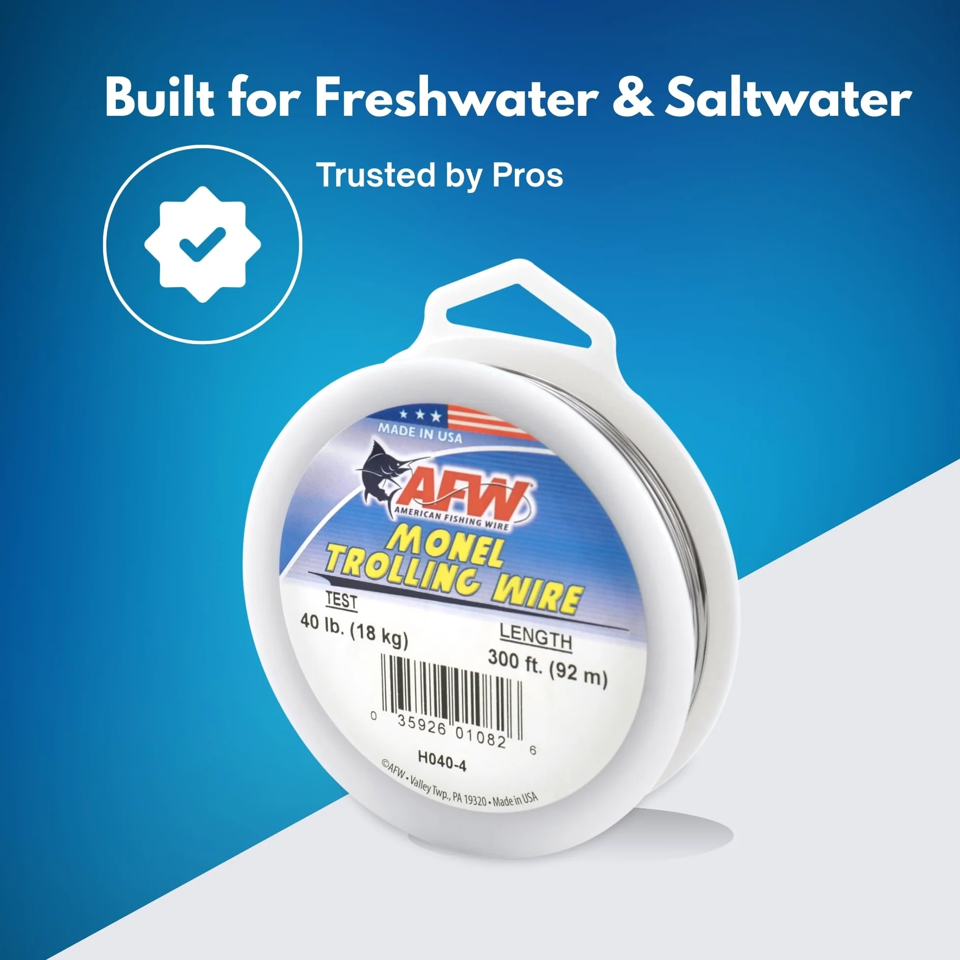 American Fishing Wire Alambre de Arrastre Monel