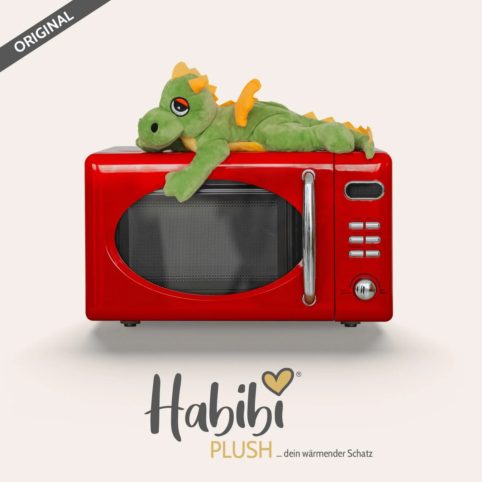 Habibi Plush Calor Dragón Verde