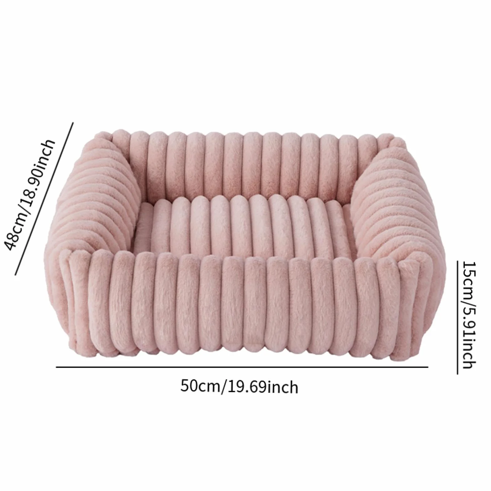 perfk Cama para Mascotas, Colchoneta para Perros Y Gatos, Cojín para Descanso de Animales