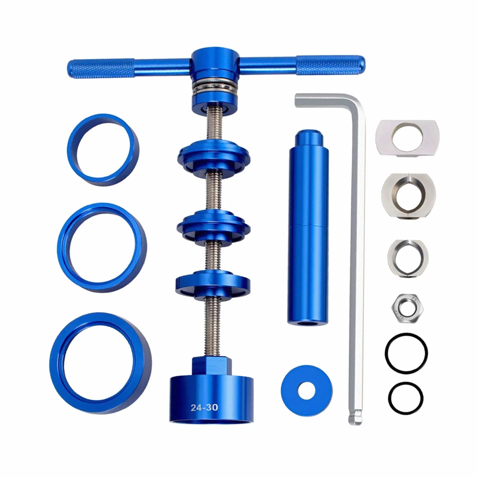 DENPETEC Kit de herramientas de instalación y extracción de soporte inferior de bicicleta profesional, removedor de soporte inferior para bicicleta BB86/BB30/BB92/PF30