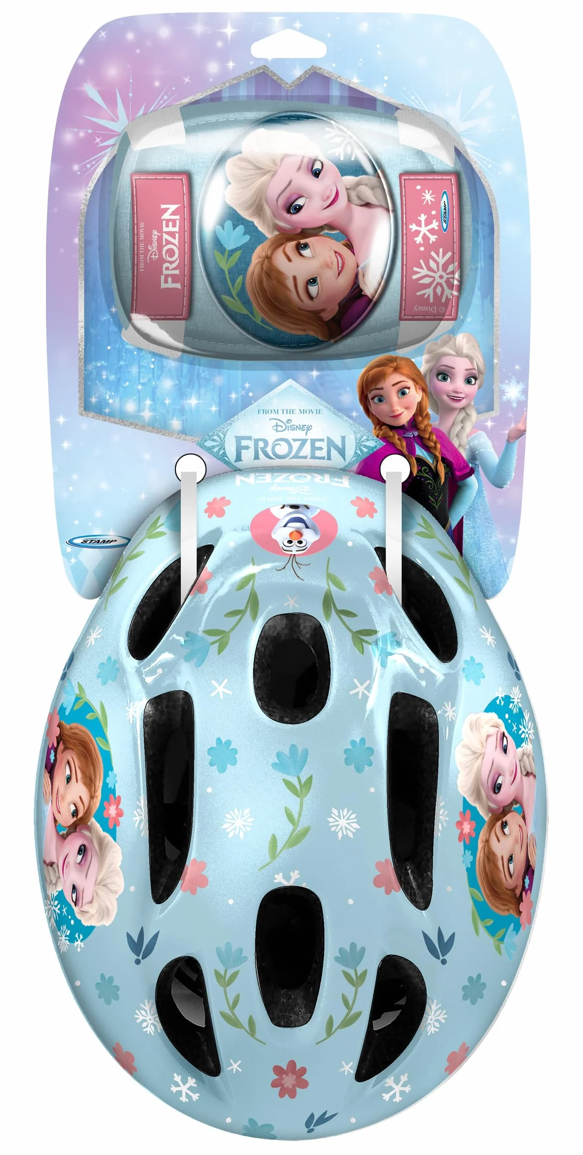 Set Helmet + Elbow & Knee Pads Frozen 2