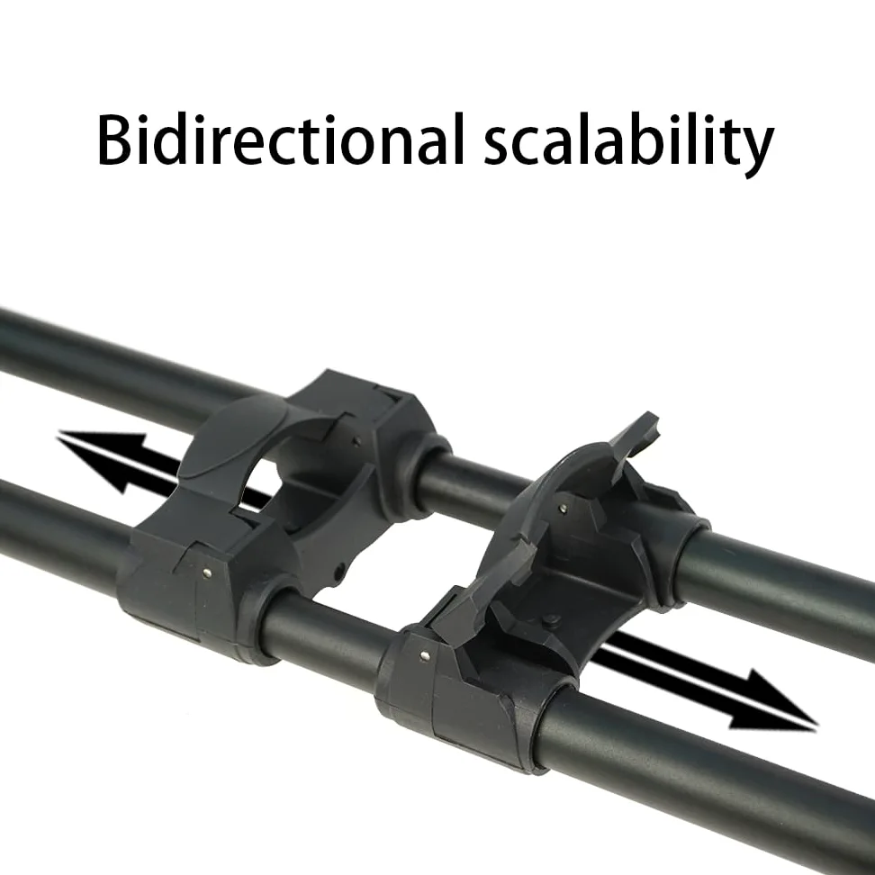 Hirisi Tackle Fishing Rod-Pod - Soporte para cañas de pescar de aluminio y soporte para caña de pescar con bolsa para la pesca de carpa, soporte para cañas de pescar con altura y ancho ajustable