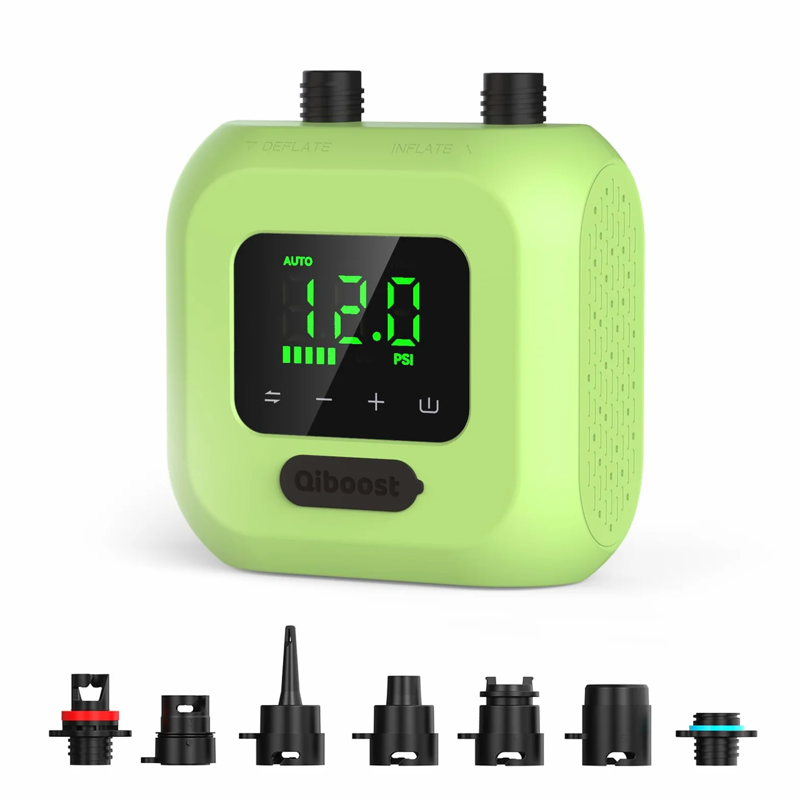 Bomba de aire eléctrica SUP con batería, bomba de tabla de remo recargable de alta presión de 20 PSI, inflado de doble etapa, apagado automático para kayak, alas de cometa, tiendas de campaña